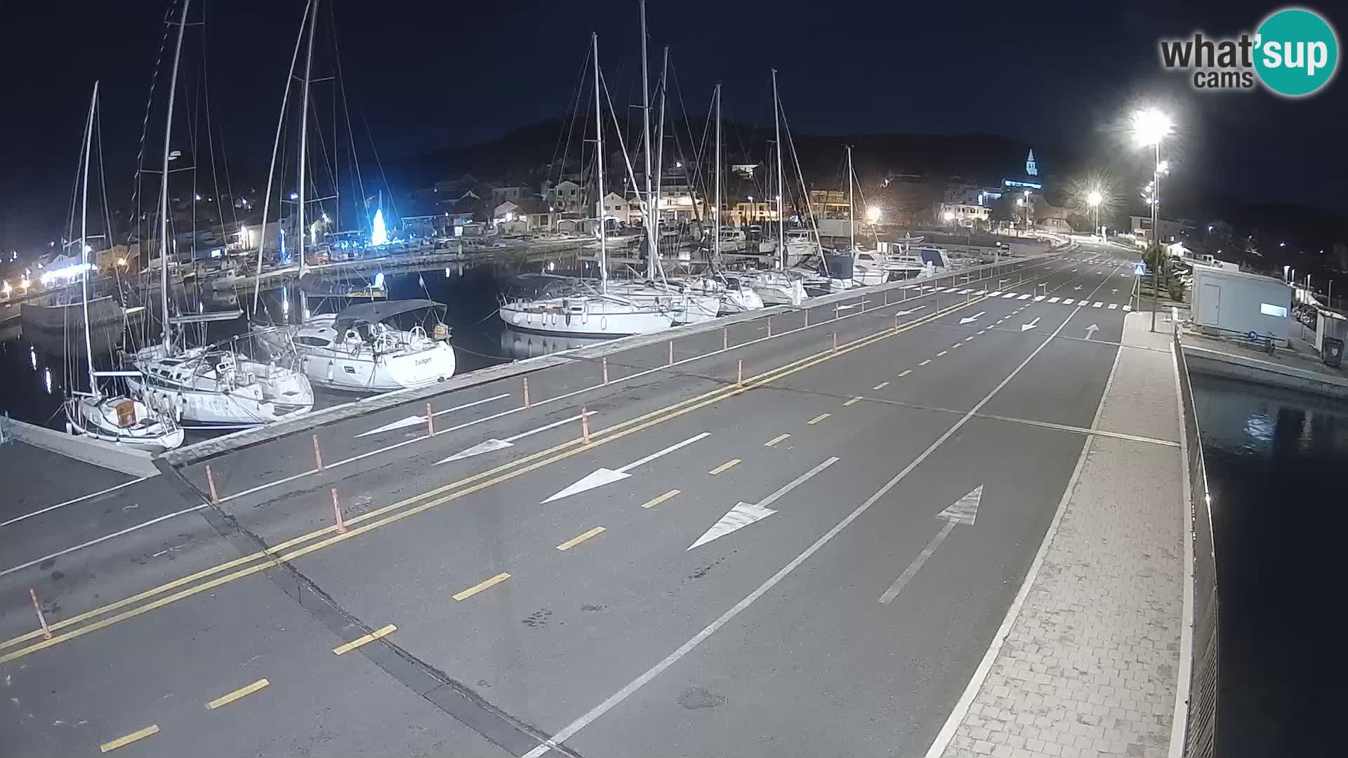 Dalmatie Tkon Traversier – webcams Croatie