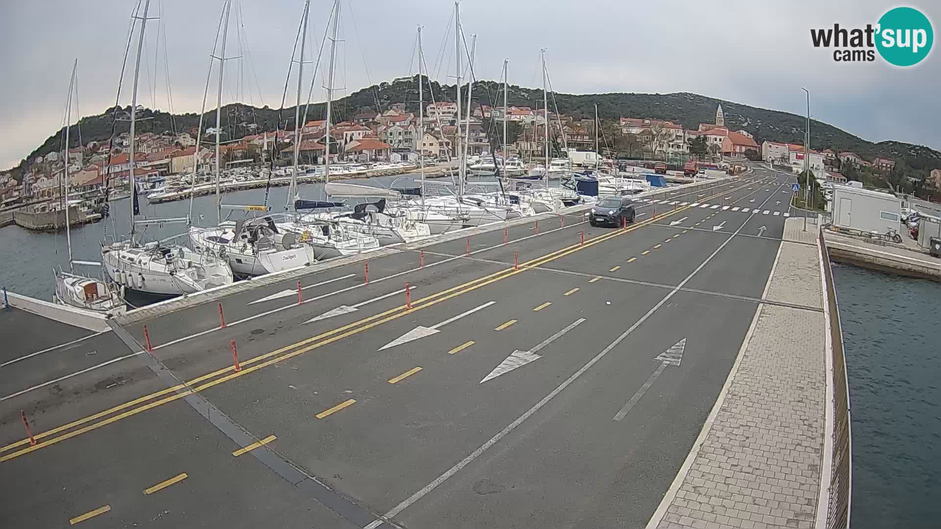 Dalmatie Tkon Traversier – webcams Croatie