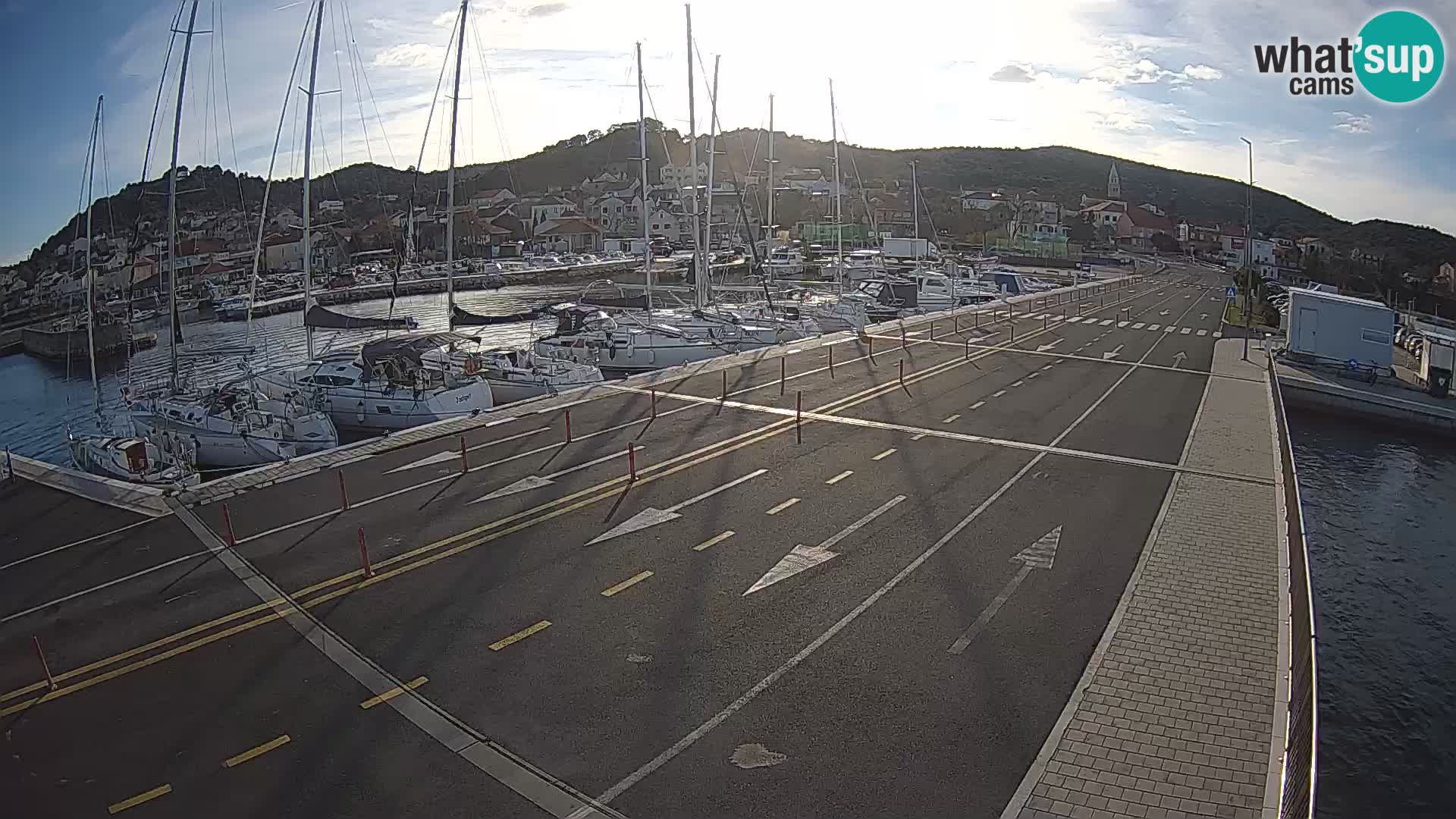 Dalmacia Tkon Transportar- webcams Croacia