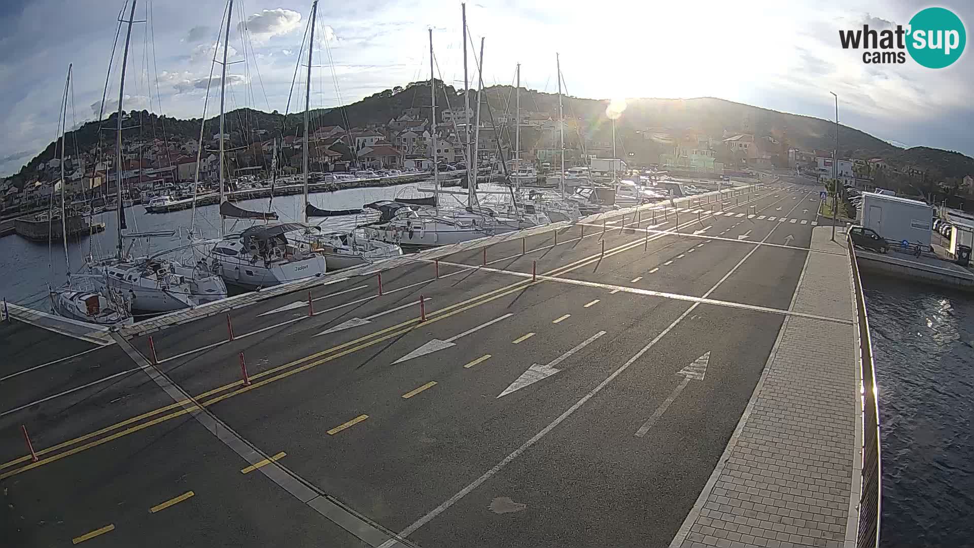 Dalmatia Tkon Ferry – webcams Croatia