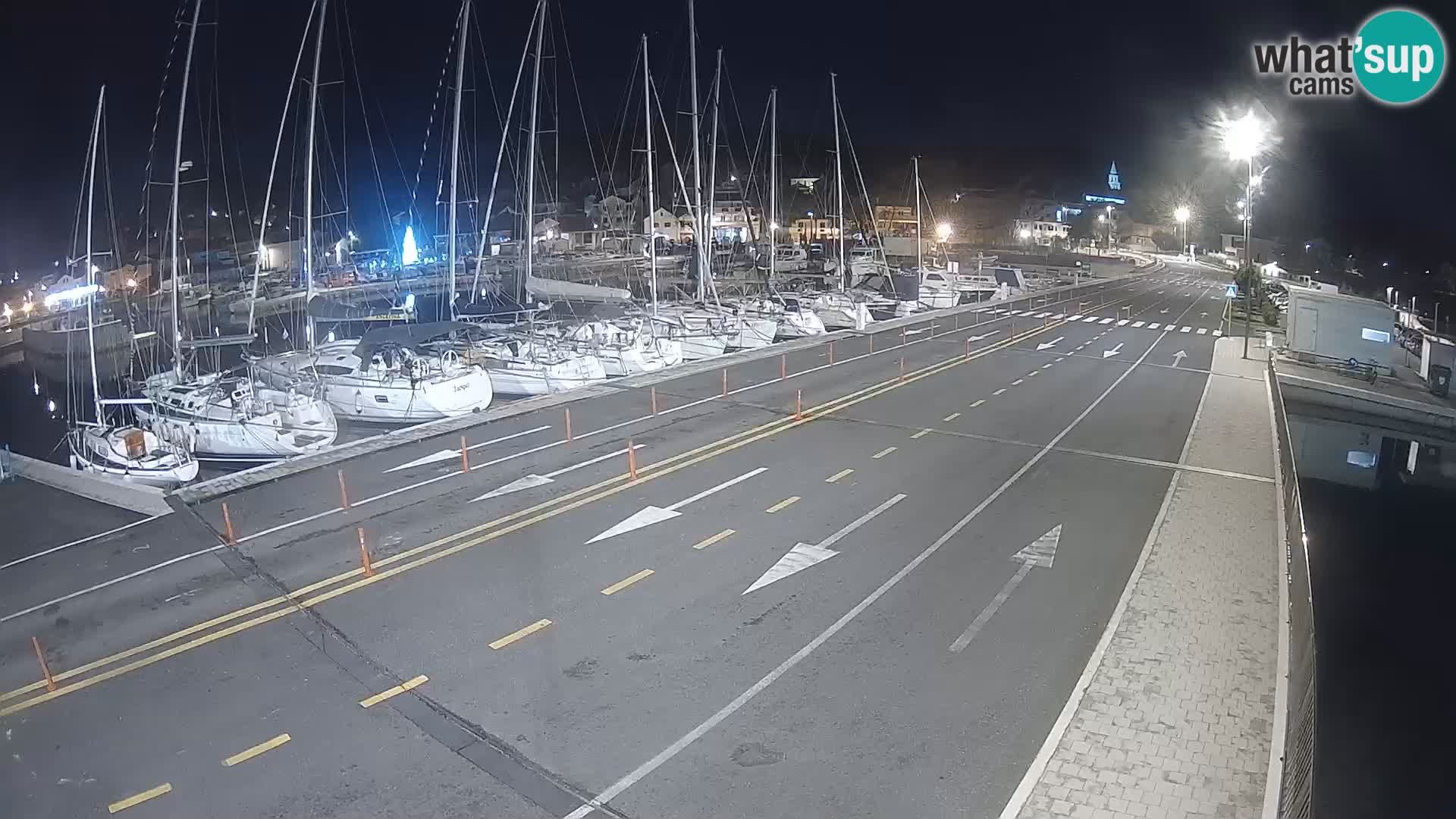 Dalmacia Tkon Transportar- webcams Croacia