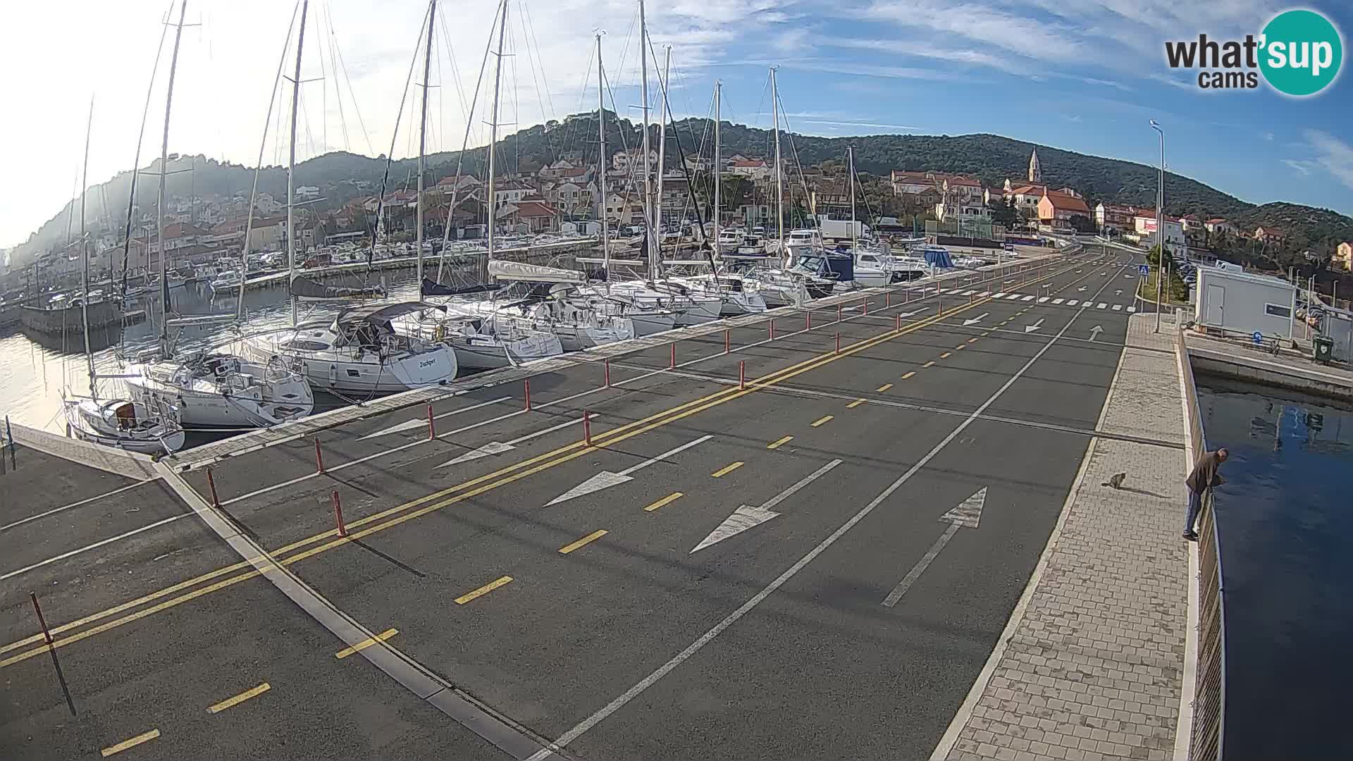 Dalmatie Tkon Traversier – webcams Croatie