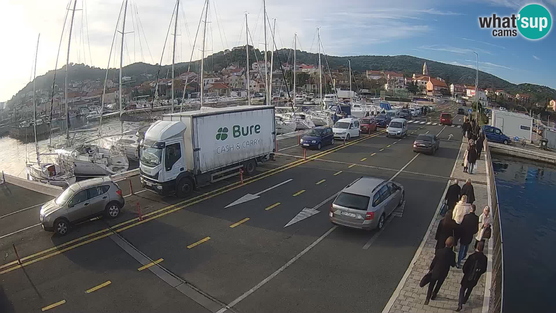 Dalmatia Tkon Ferry – webcams Croatia