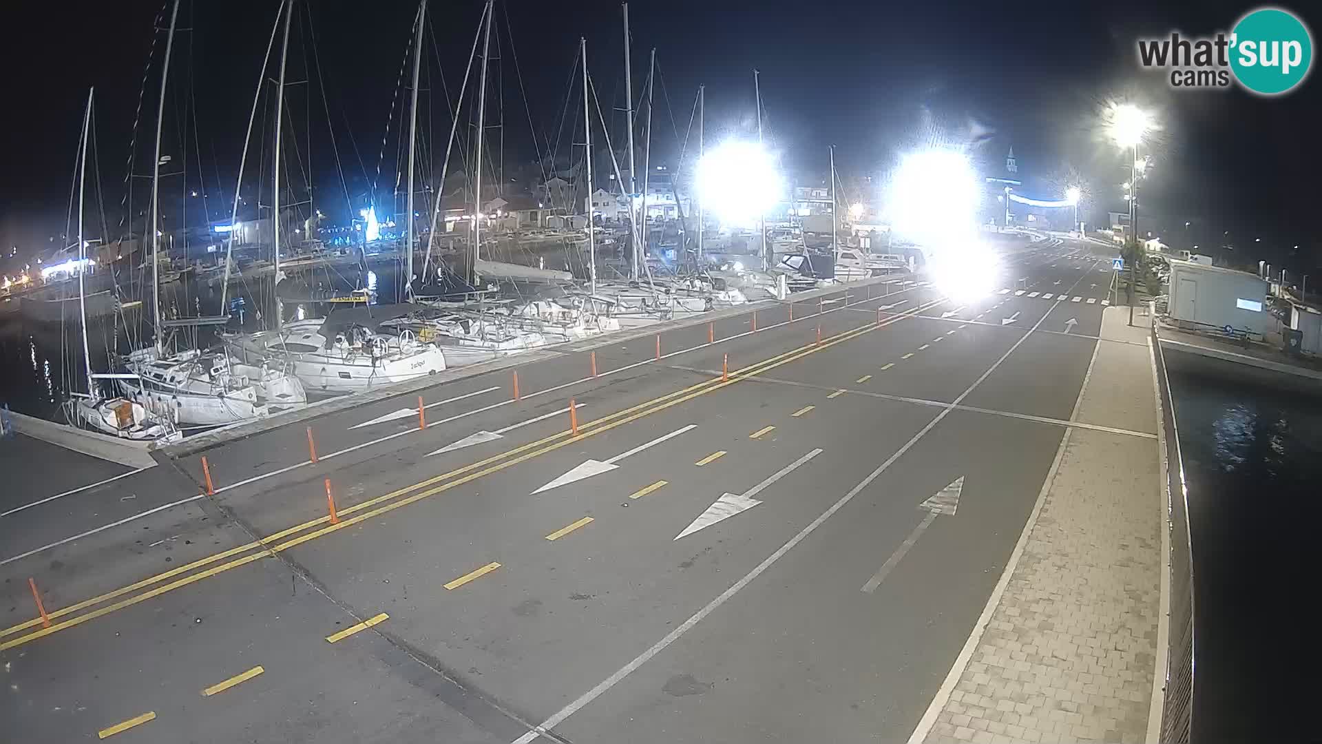 Dalmatie Tkon Traversier – webcams Croatie