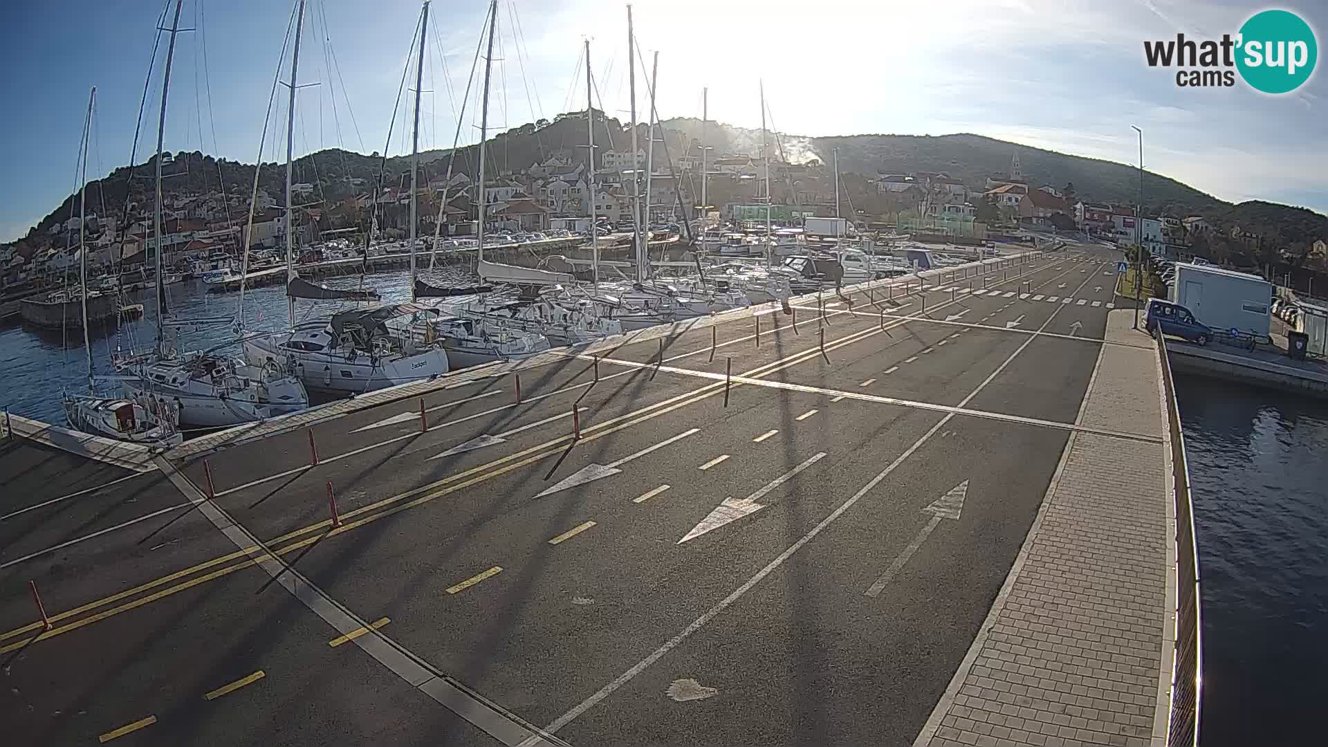 Dalmacia Tkon Transportar- webcams Croacia