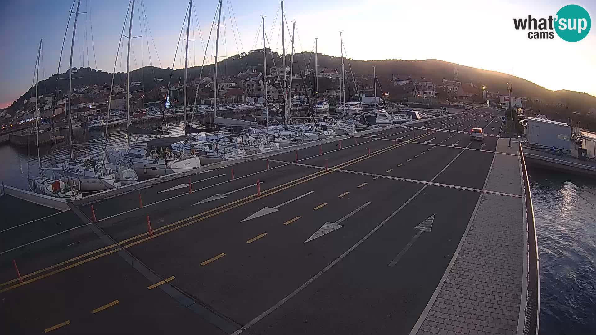 Dalmatie Tkon Traversier – webcams Croatie