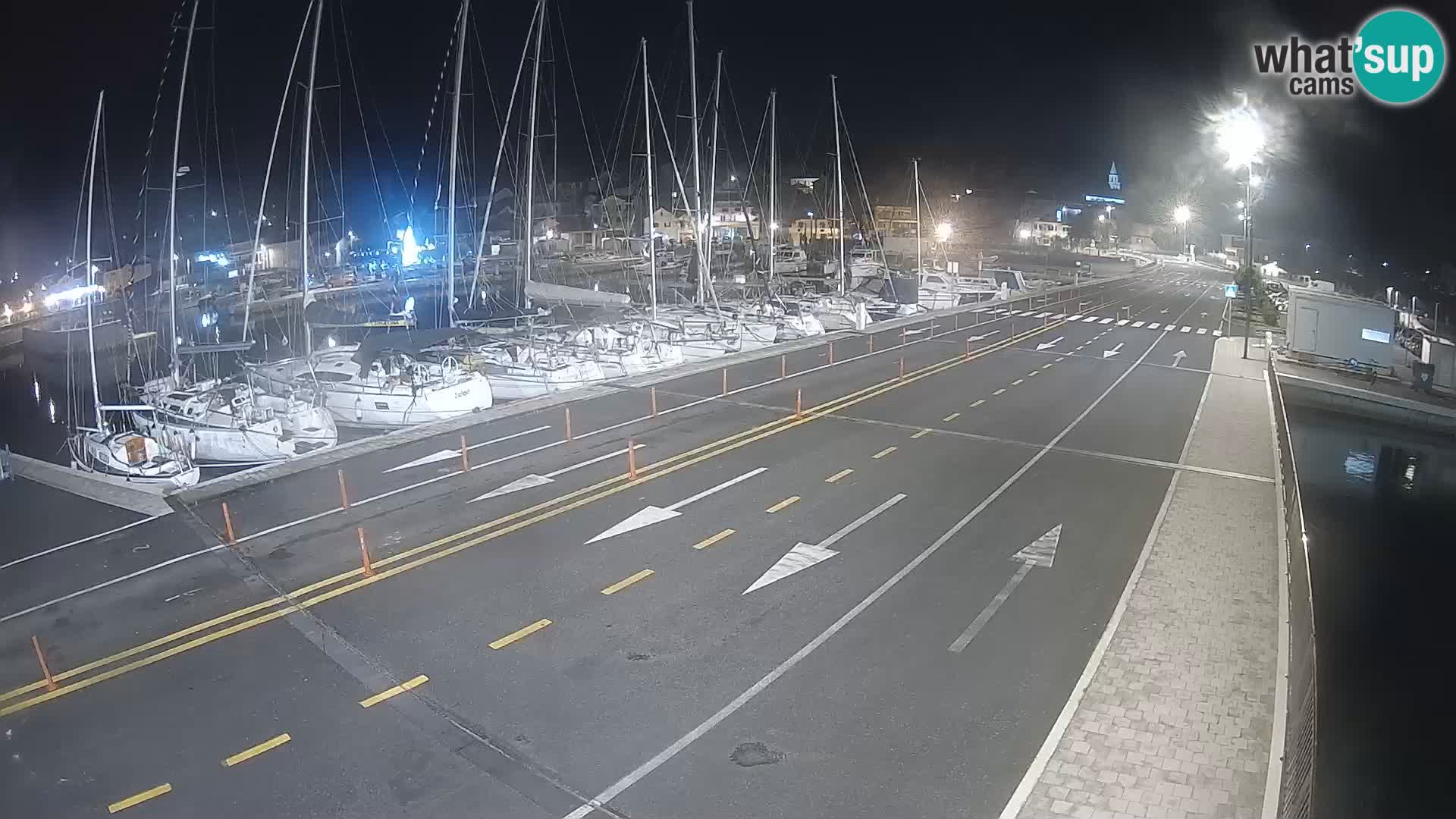 Dalmatie Tkon Traversier – webcams Croatie