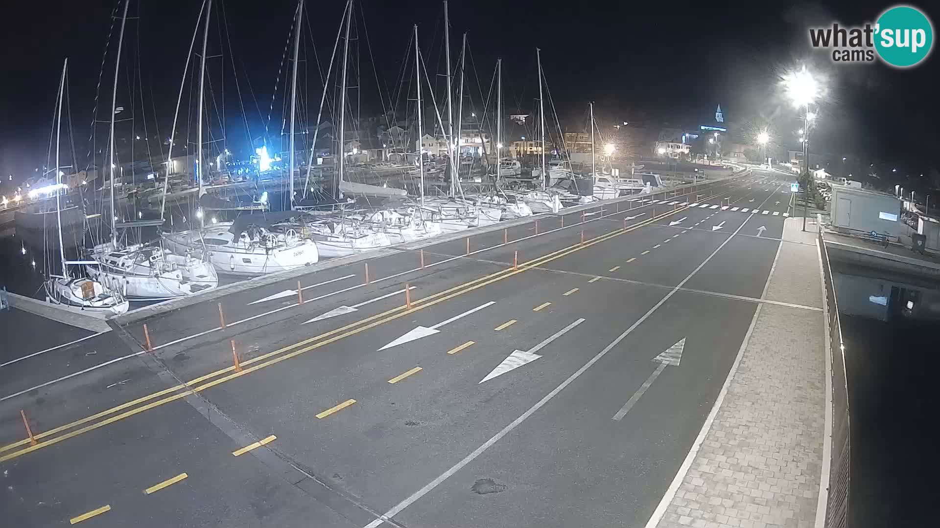 Dalmatie Tkon Traversier – webcams Croatie