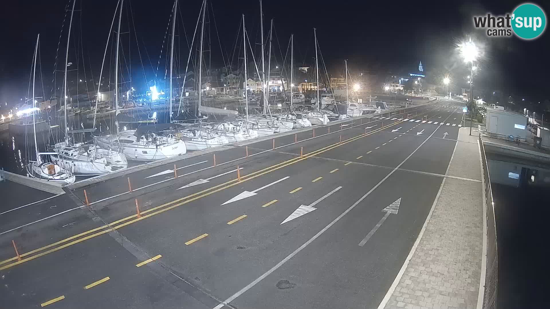 Dalmatie Tkon Traversier – webcams Croatie