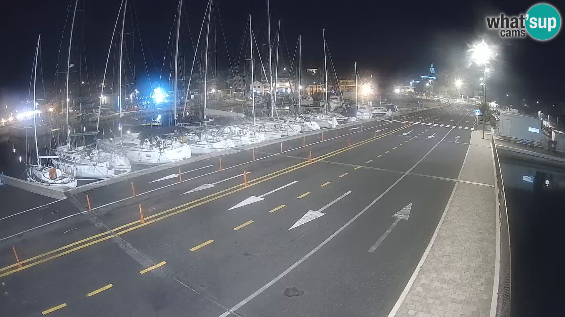 Dalmatie Tkon Traversier – webcams Croatie