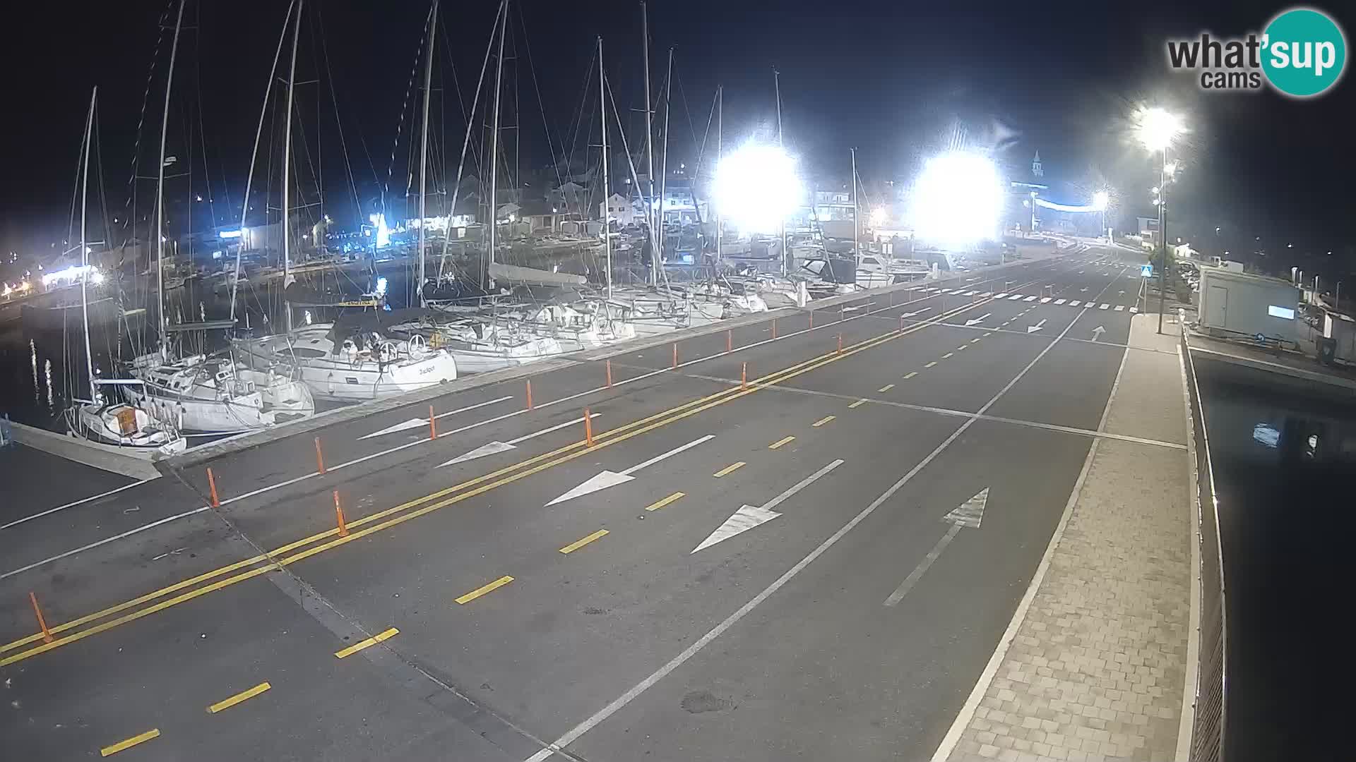 Dalmatie Tkon Traversier – webcams Croatie