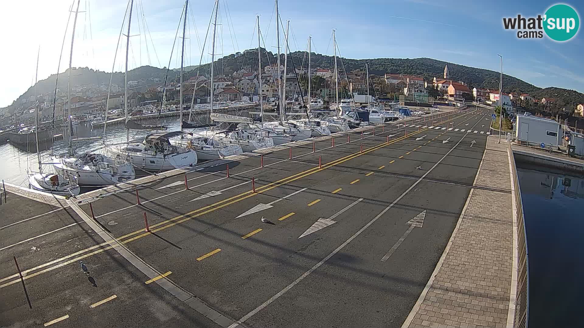 Dalmatie Tkon Traversier – webcams Croatie