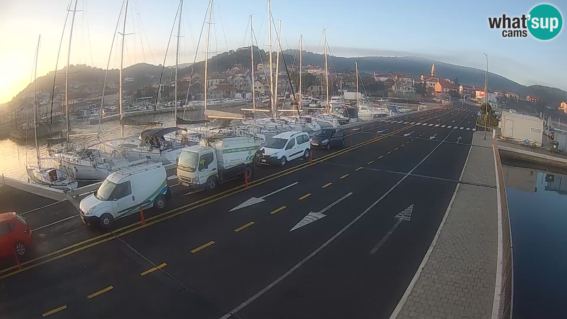 Dalmacia Tkon Transportar- webcams Croacia