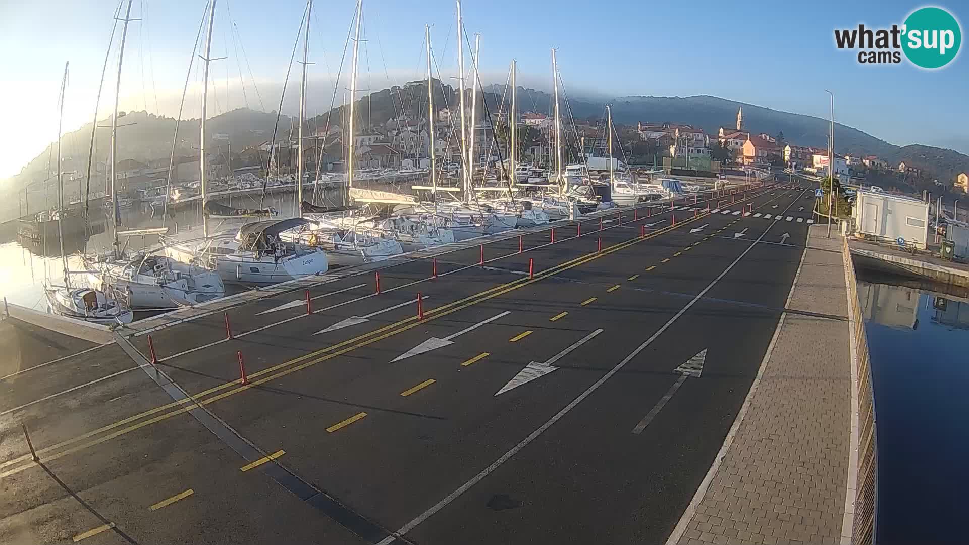 Dalmacia Tkon Transportar- webcams Croacia