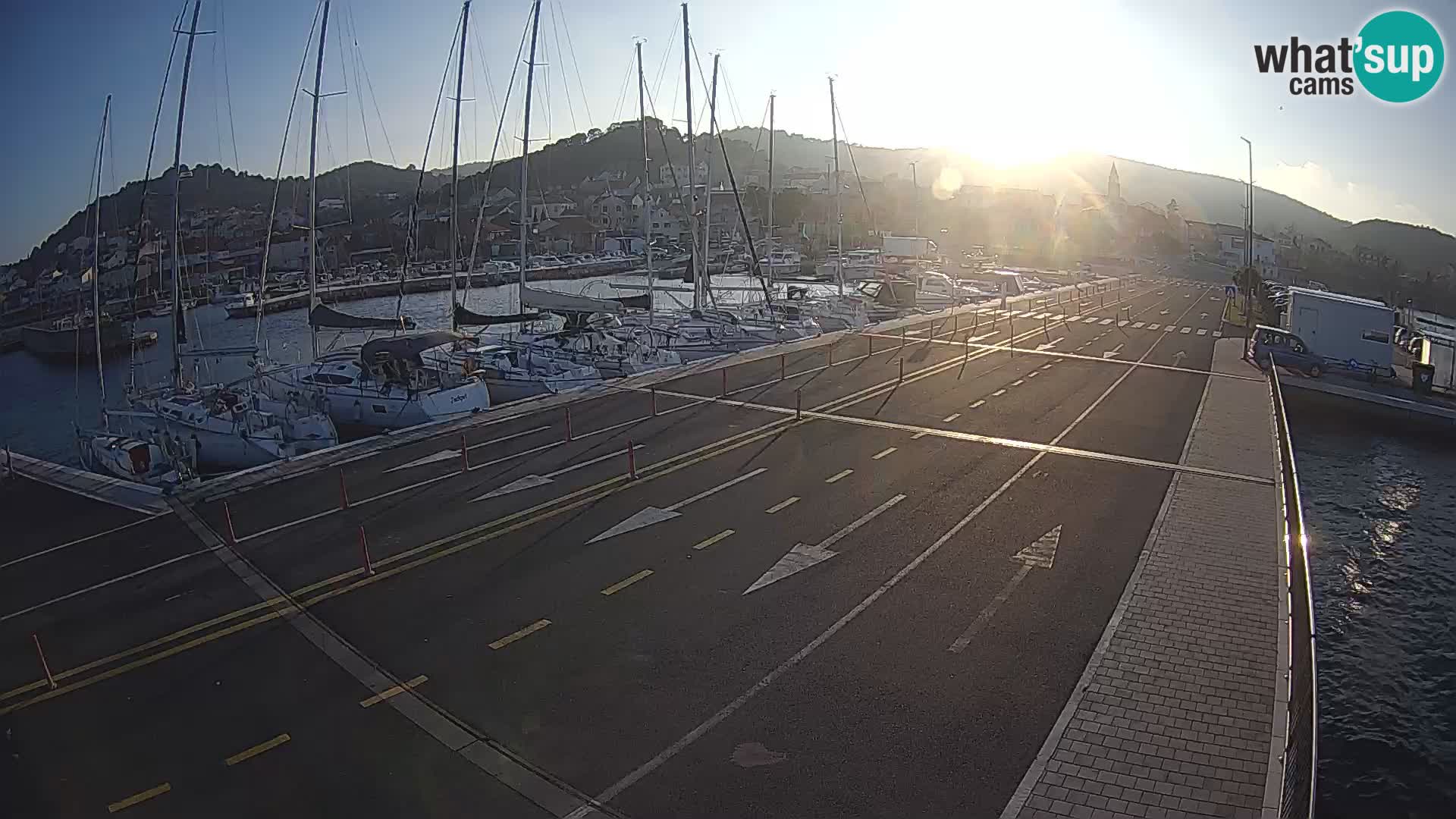 Dalmatia Tkon Ferry – webcams Croatia