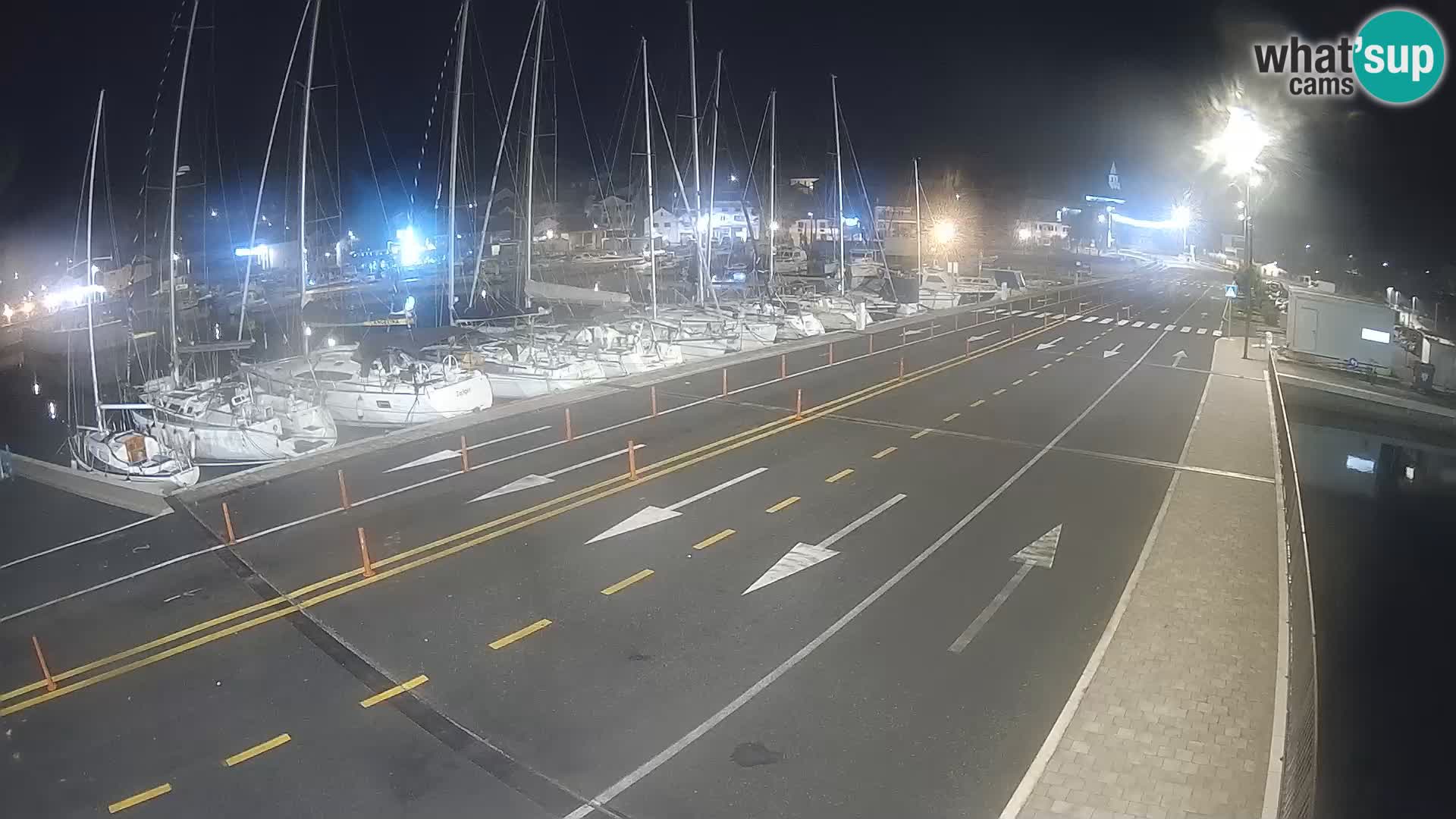 Dalmacia Tkon Transportar- webcams Croacia