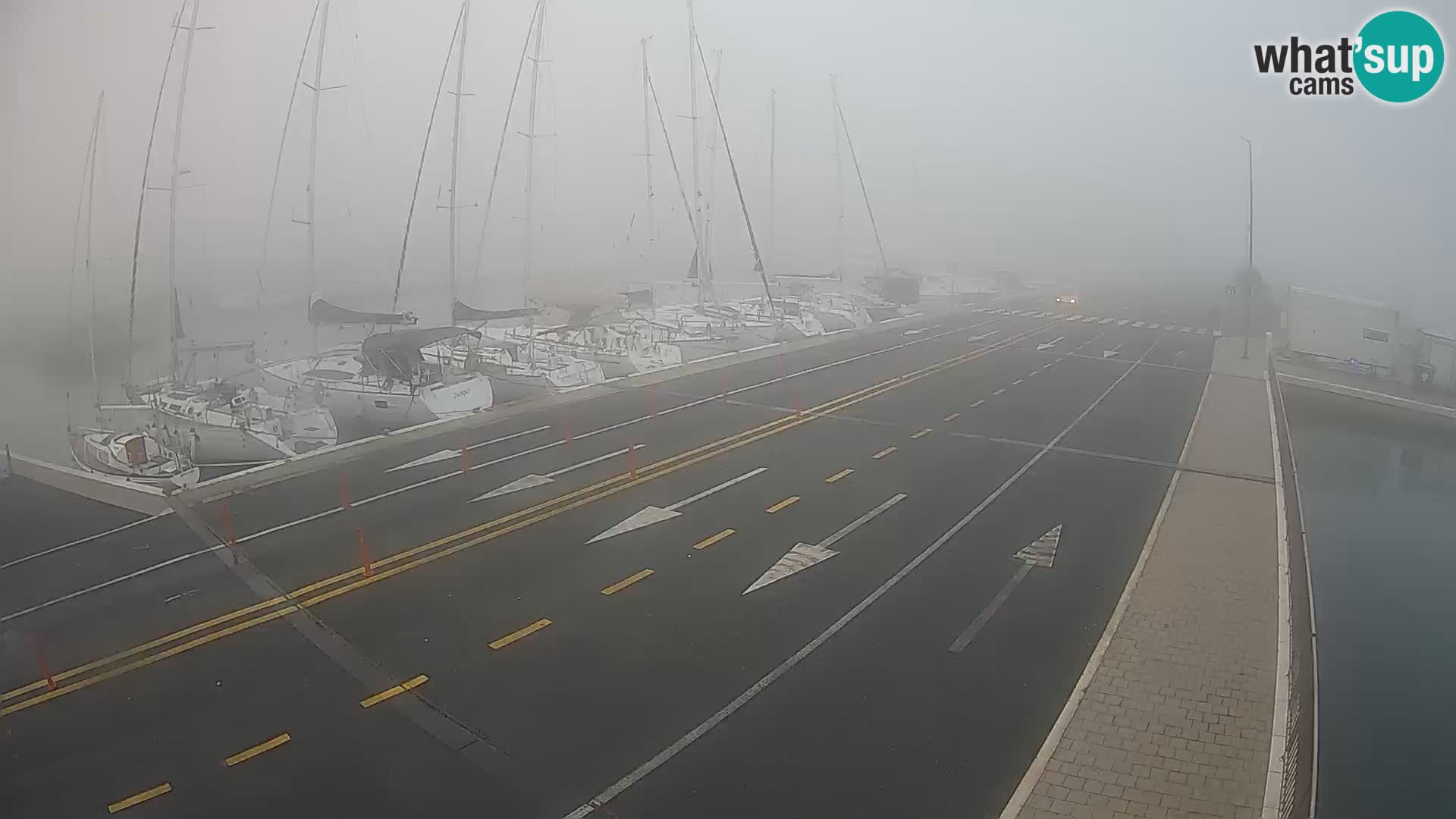 Dalmacia Tkon Transportar- webcams Croacia