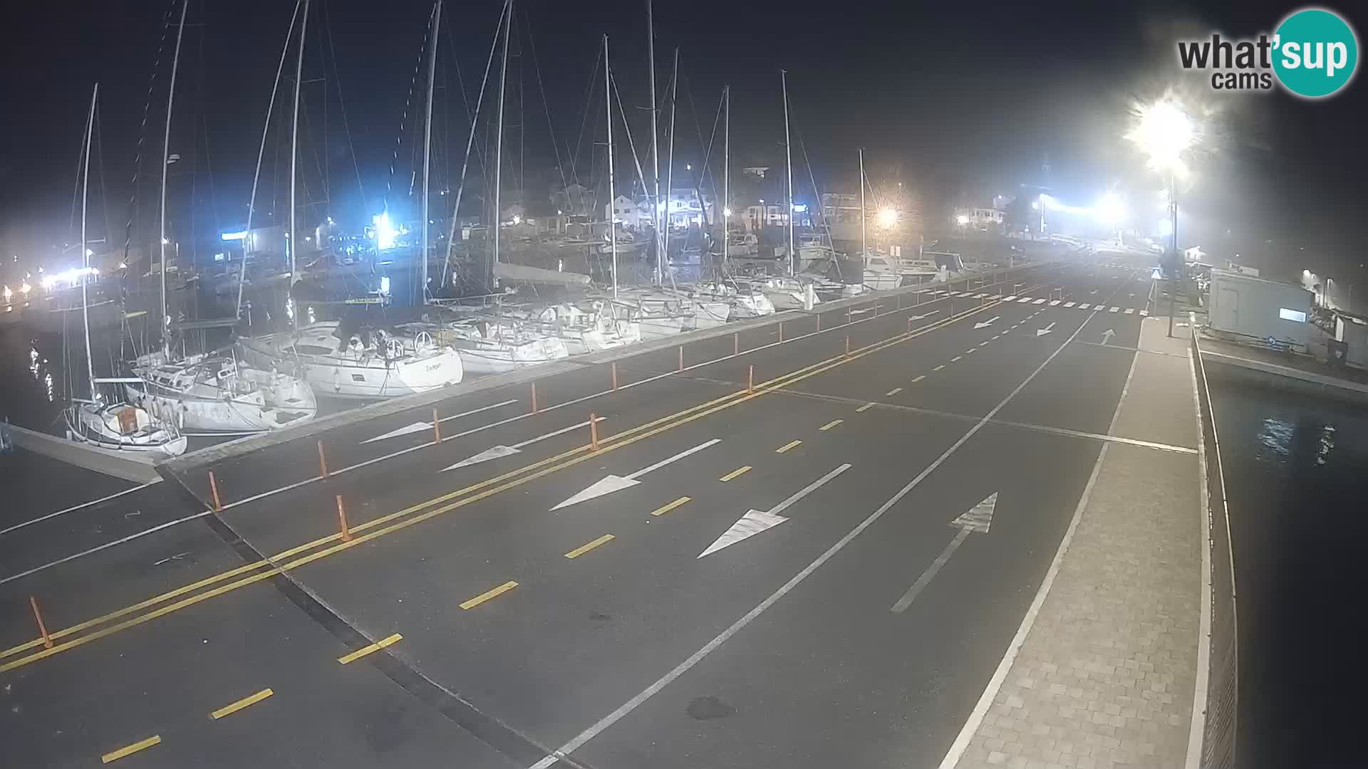 Dalmatie Tkon Traversier – webcams Croatie