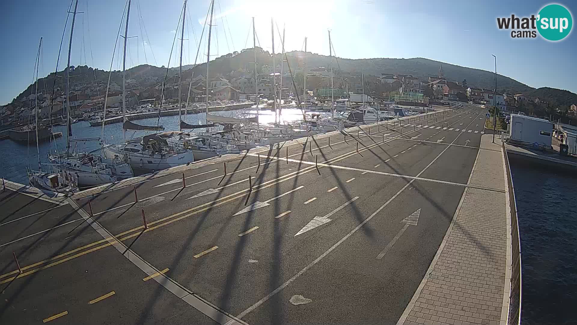 Dalmatie Tkon Traversier – webcams Croatie