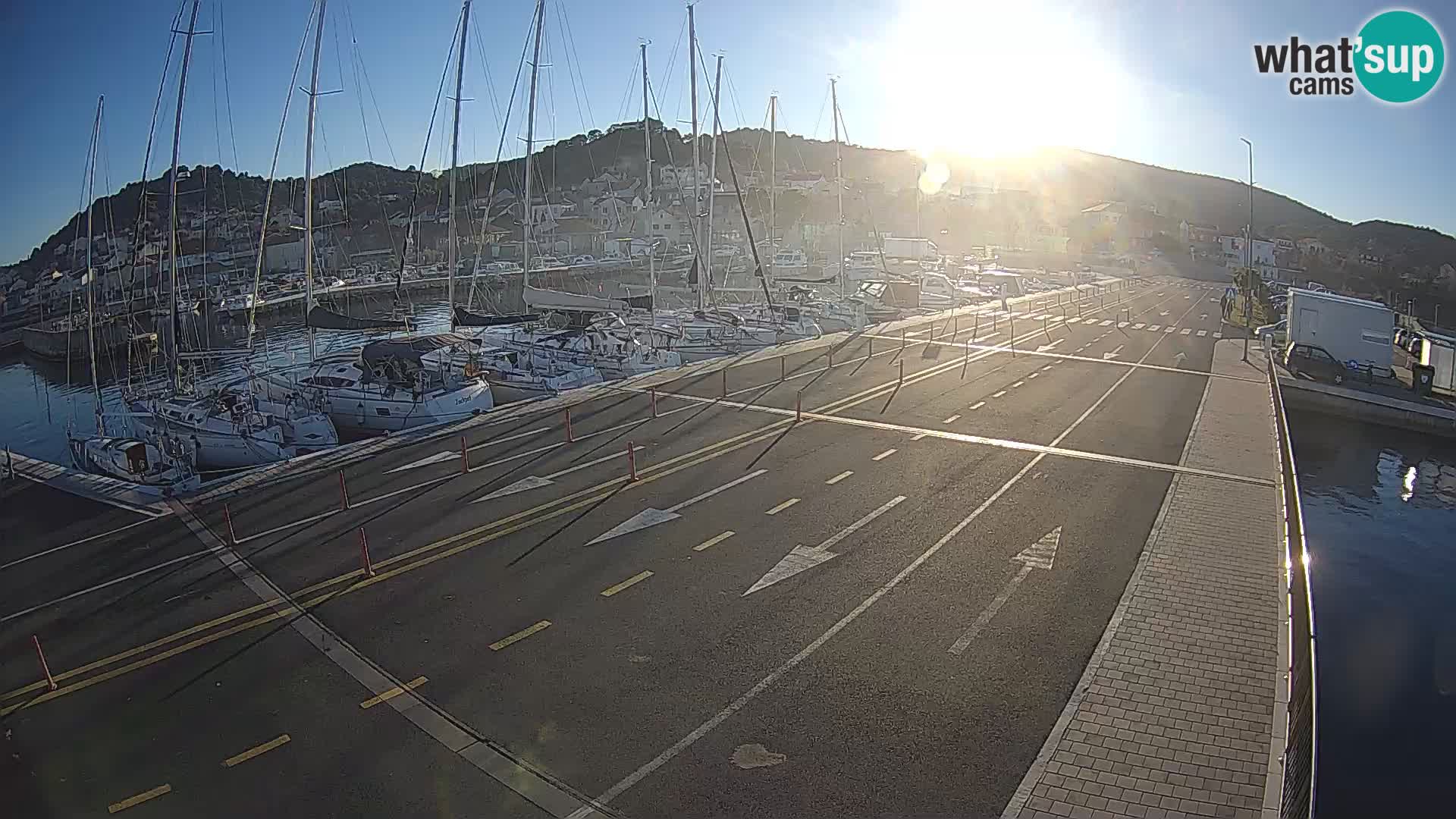 Dalmacija Trajekt Tkon – spletne kamere Hrvaška