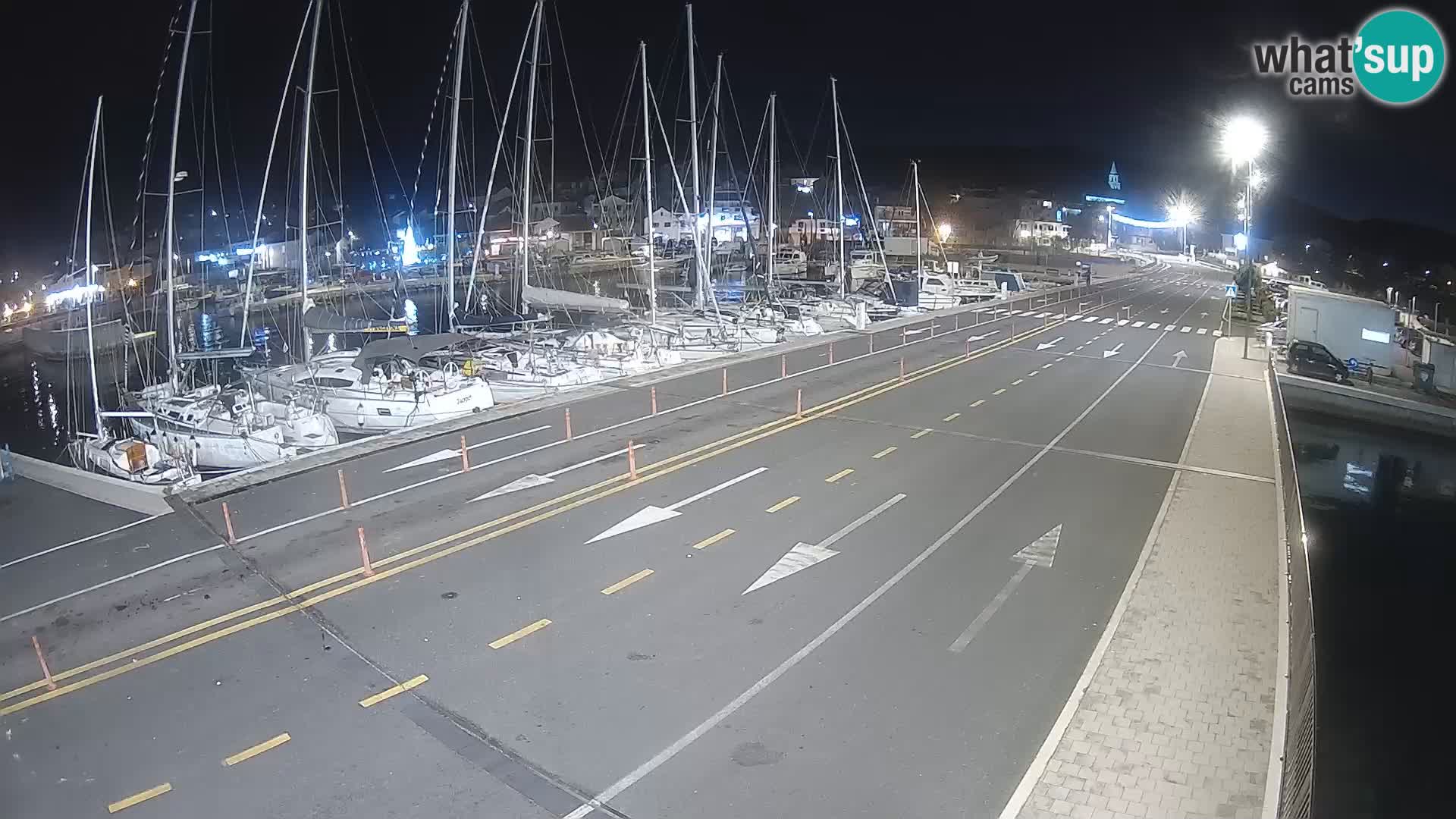 Dalmatie Tkon Traversier – webcams Croatie