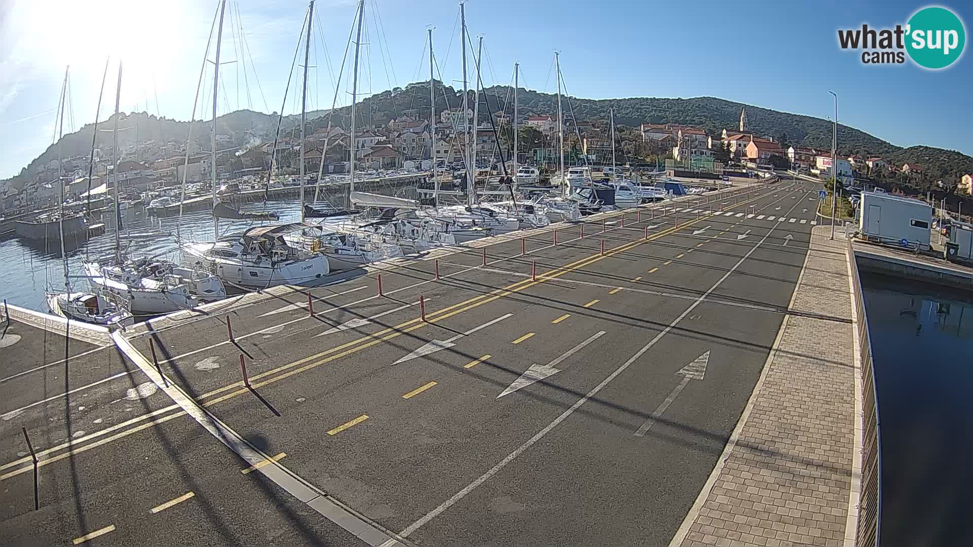 Dalmatie Tkon Traversier – webcams Croatie