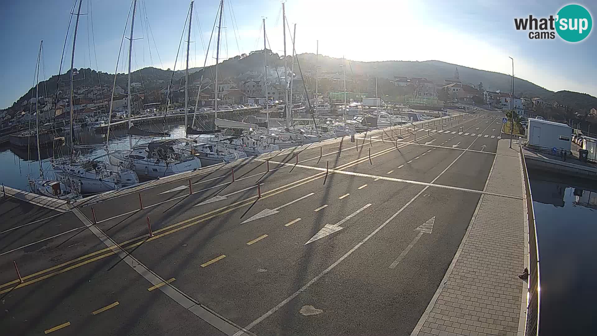 Dalmatie Tkon Traversier – webcams Croatie