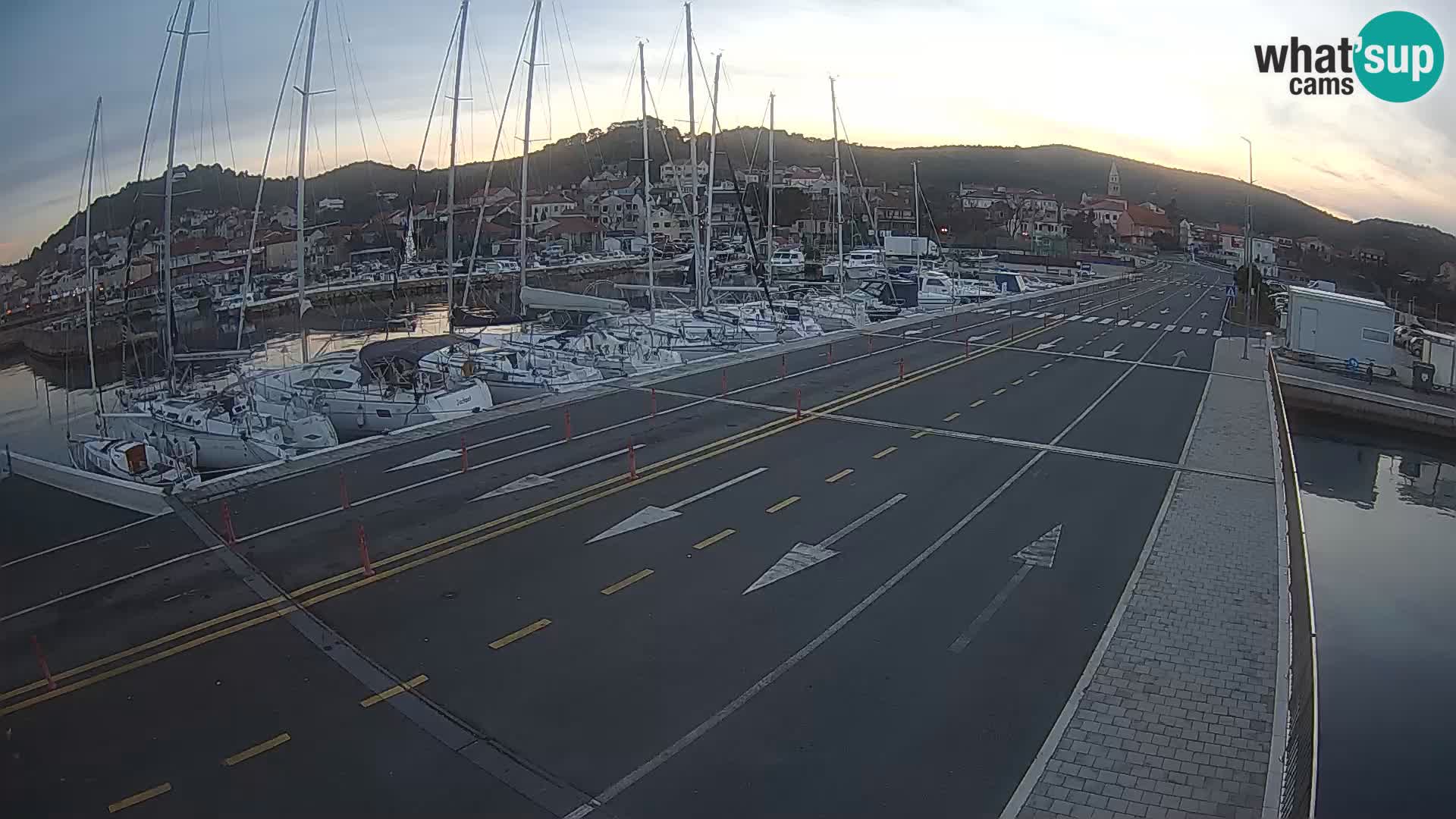 Dalmacia Tkon Transportar- webcams Croacia