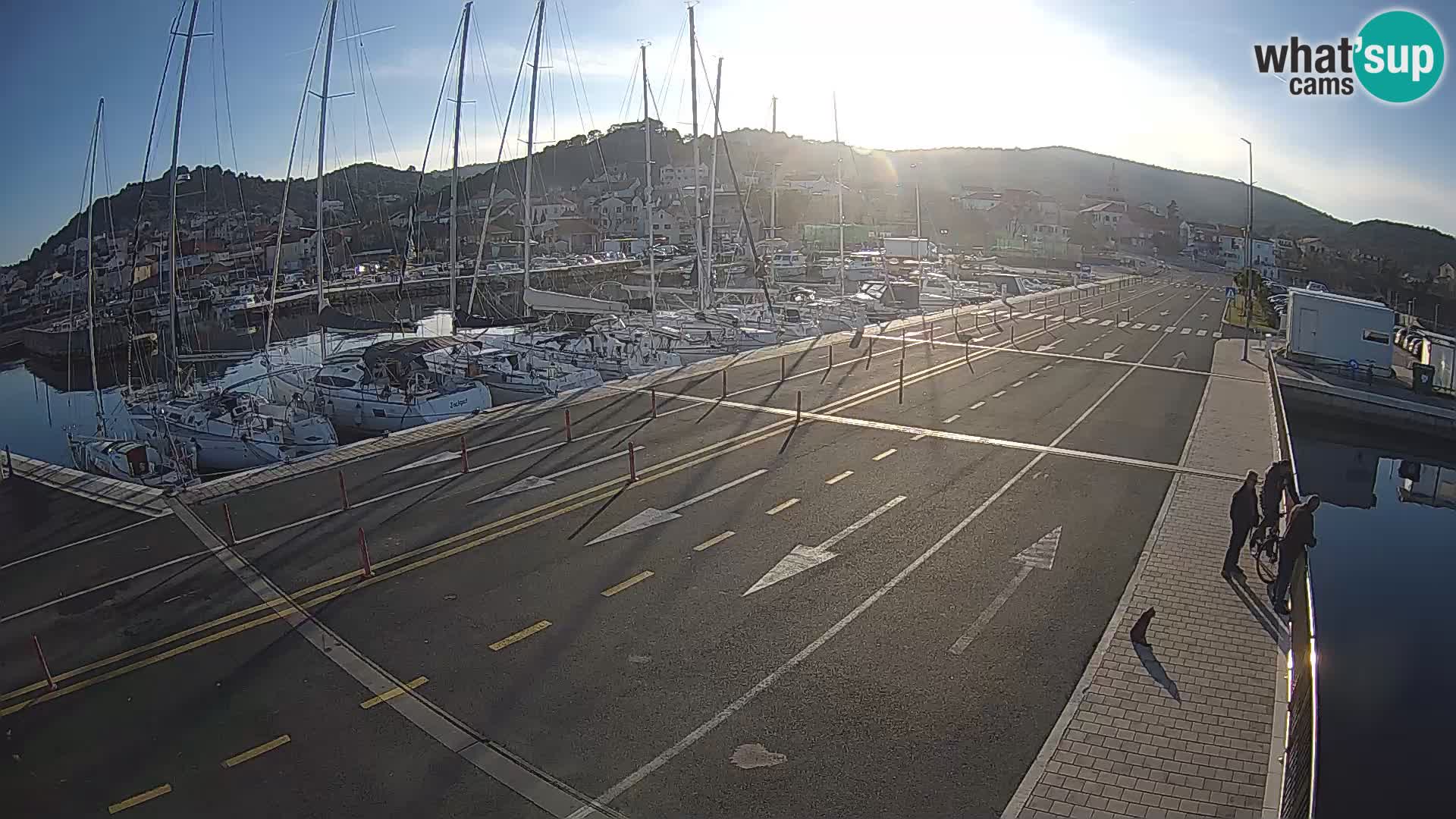 Dalmacia Tkon Transportar- webcams Croacia