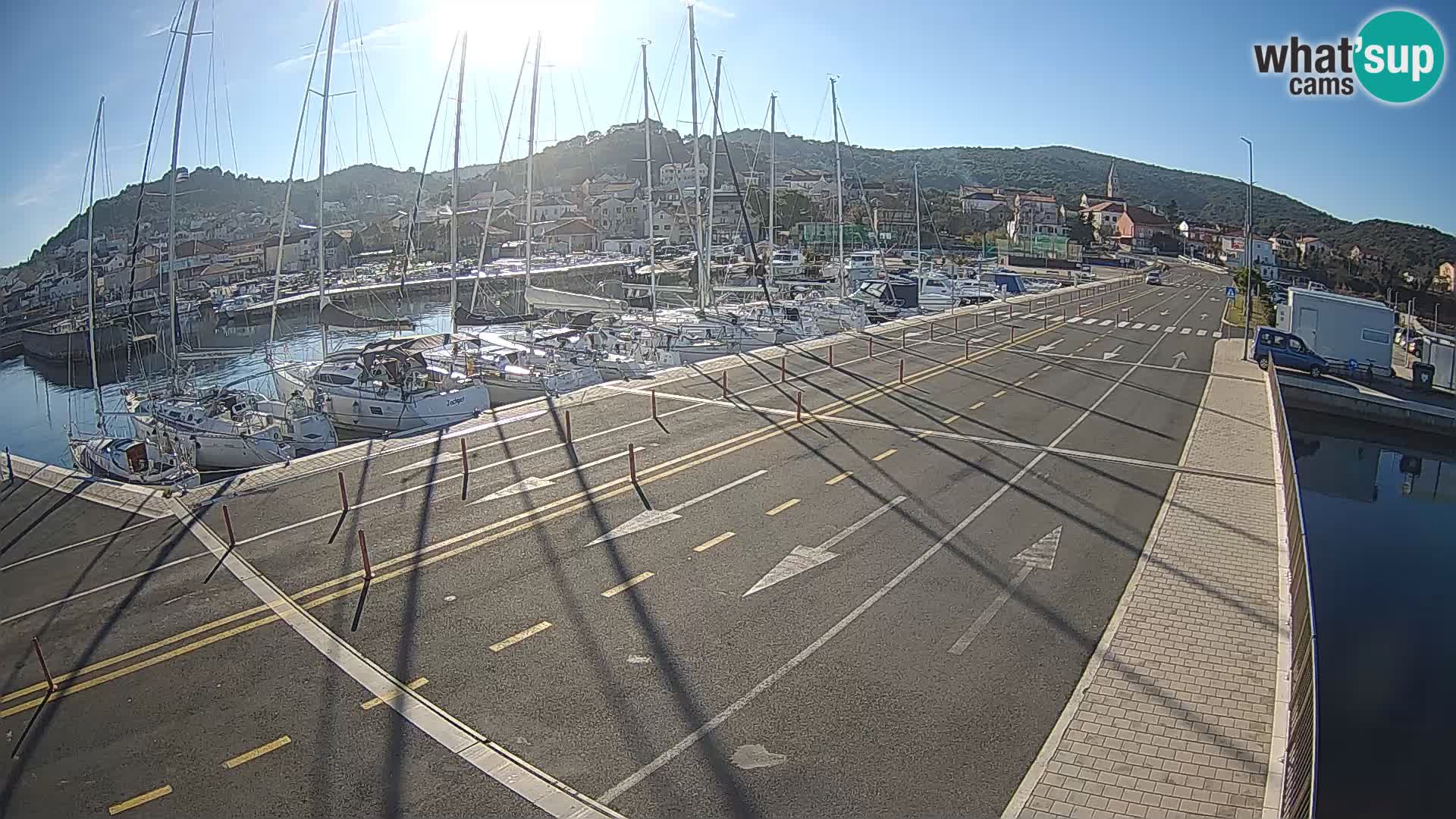Dalmatie Tkon Traversier – webcams Croatie