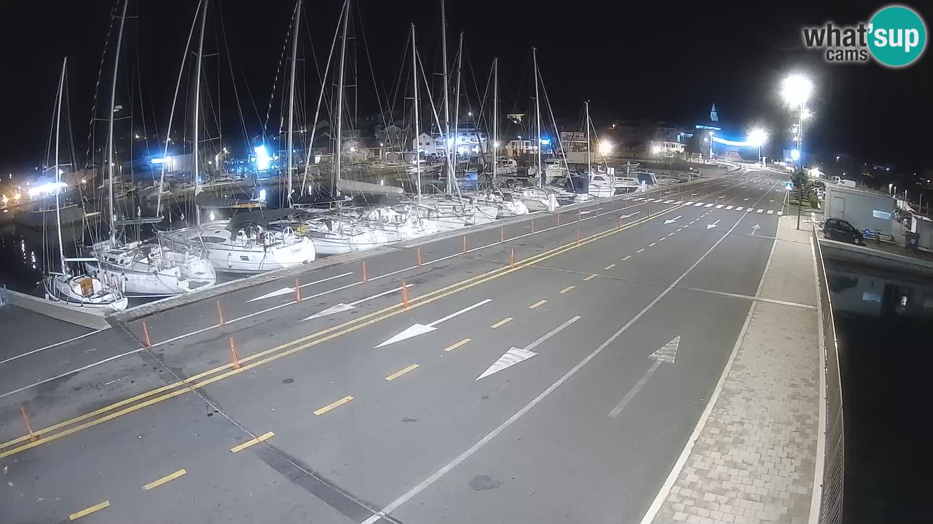 Dalmatie Tkon Traversier – webcams Croatie