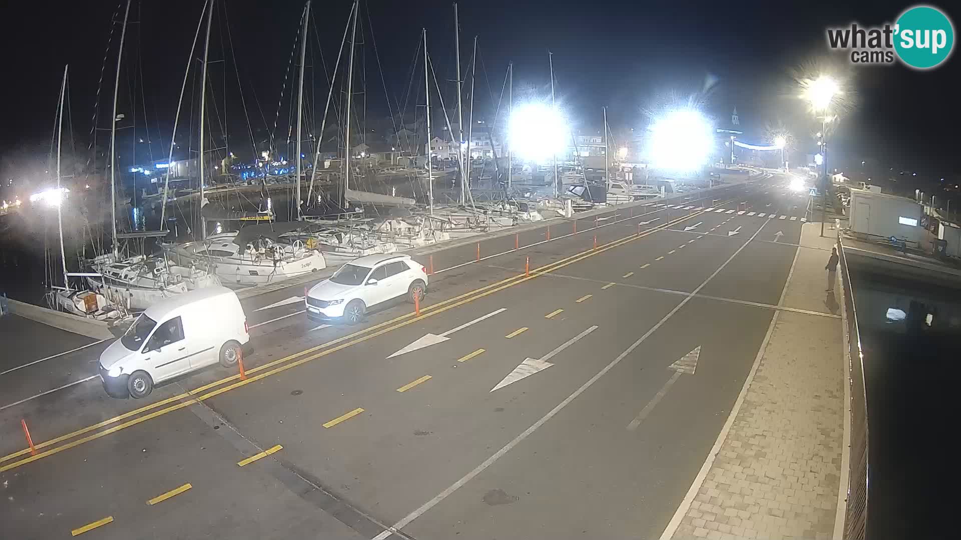 Dalmatie Tkon Traversier – webcams Croatie