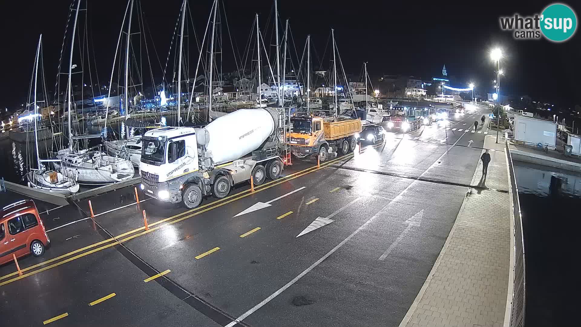 Dalmacia Tkon Transportar- webcams Croacia