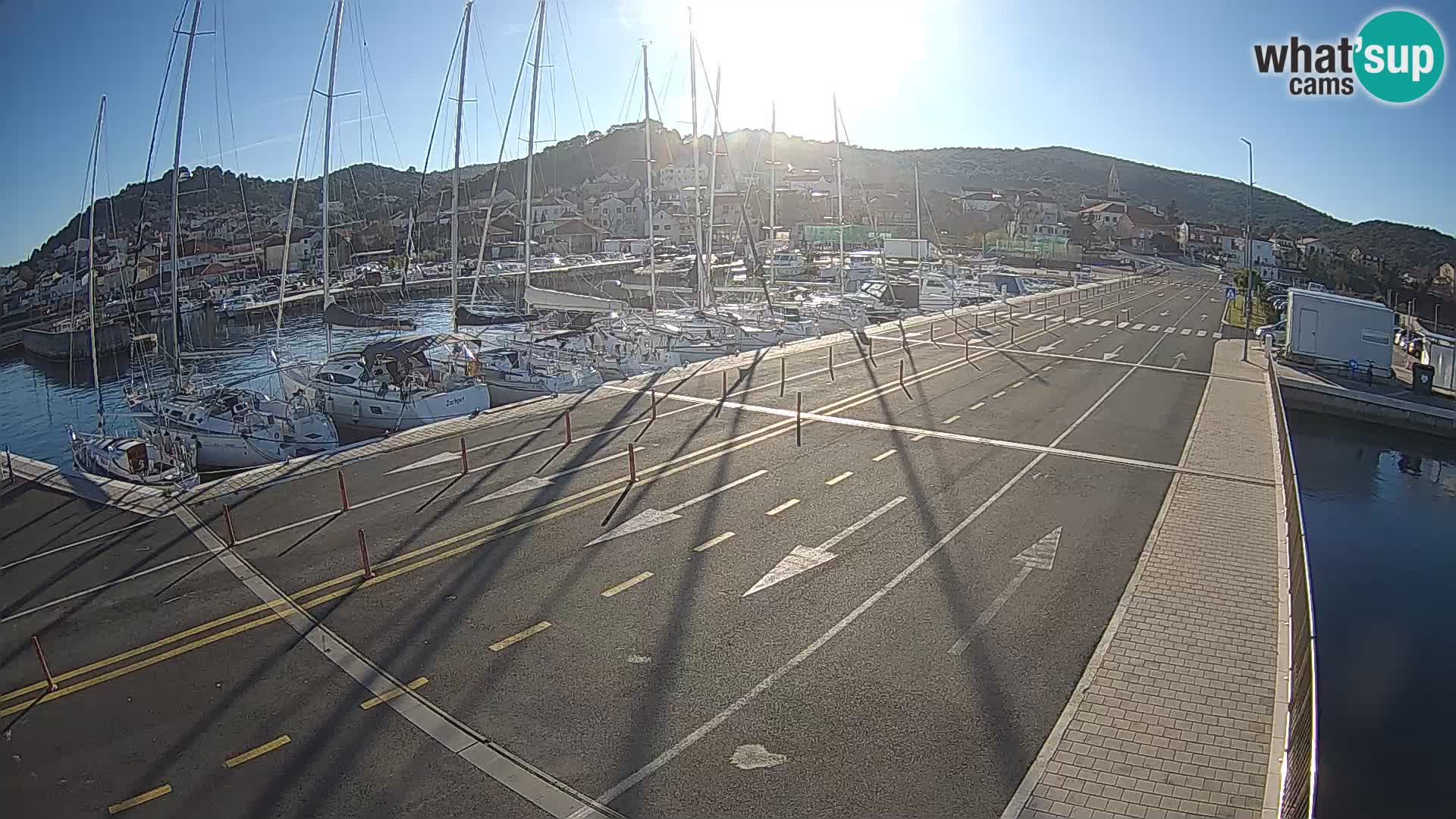 Dalmacia Tkon Transportar- webcams Croacia