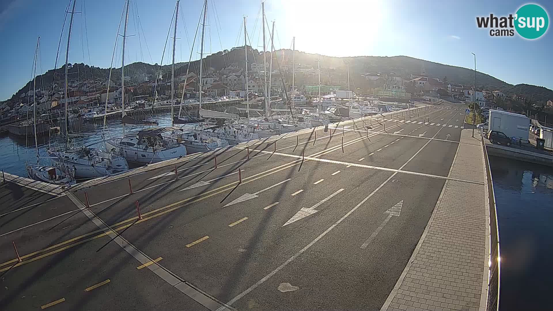 Dalmatie Tkon Traversier – webcams Croatie