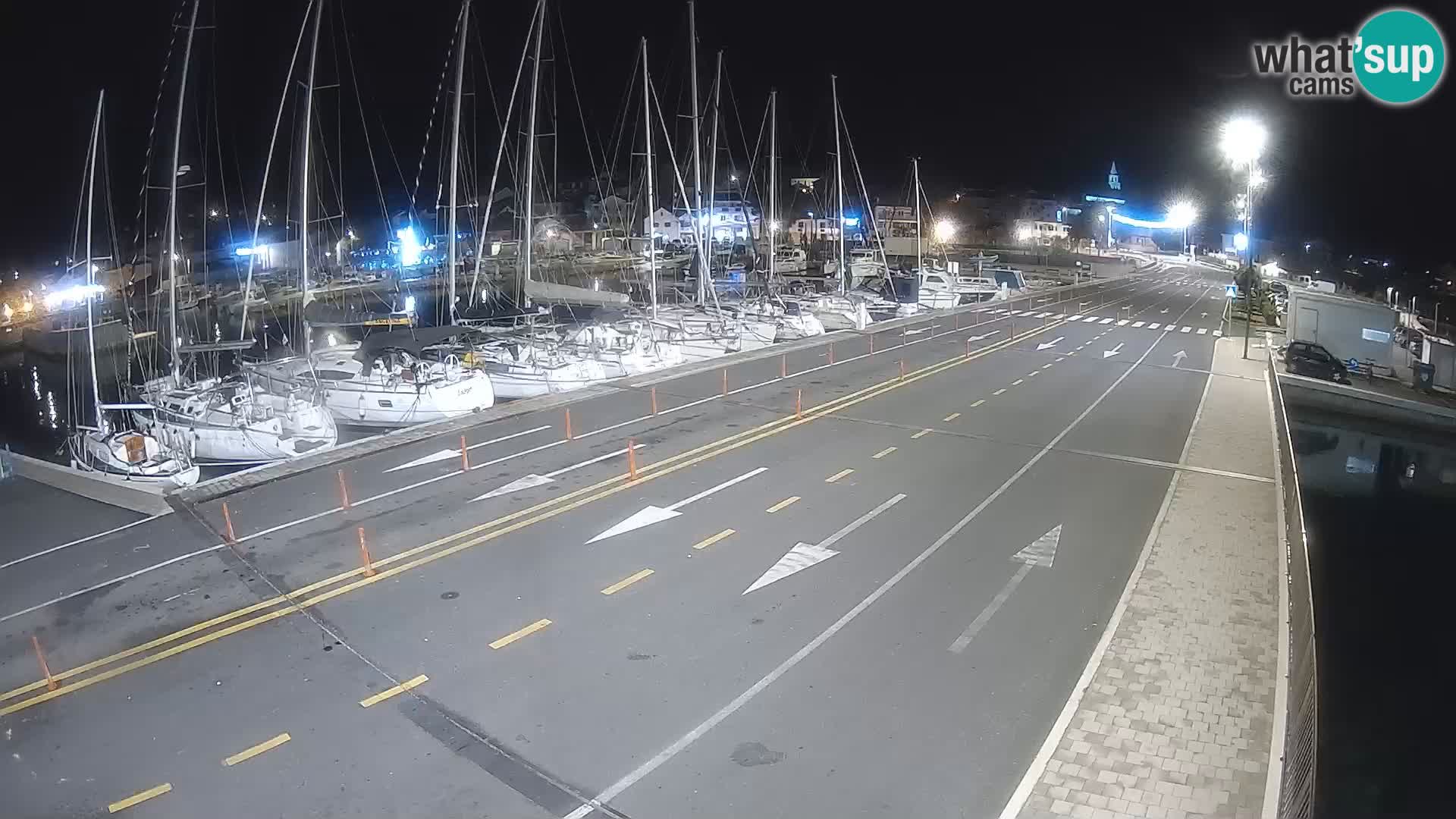 Dalmatie Tkon Traversier – webcams Croatie