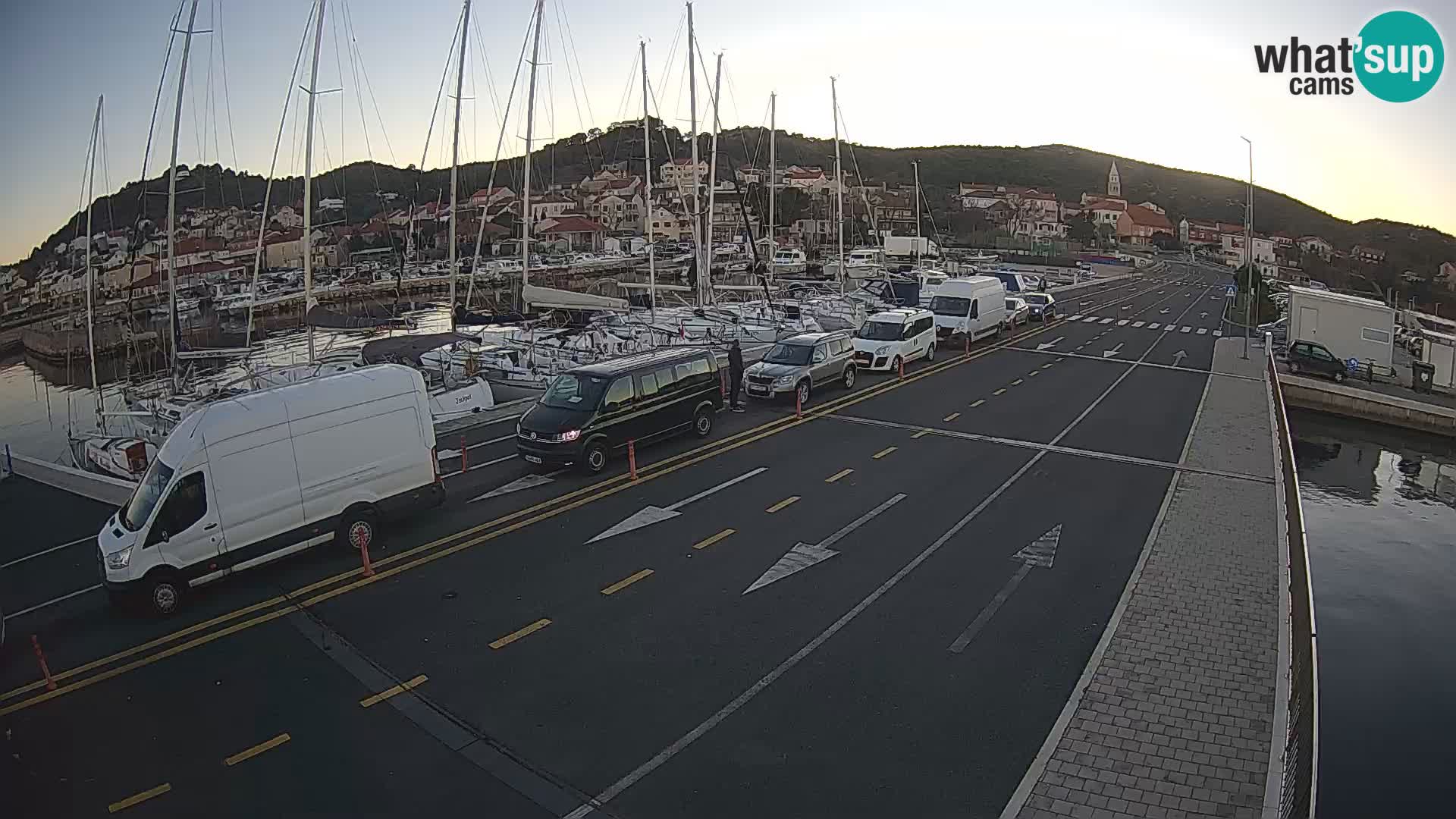 Dalmacia Tkon Transportar- webcams Croacia