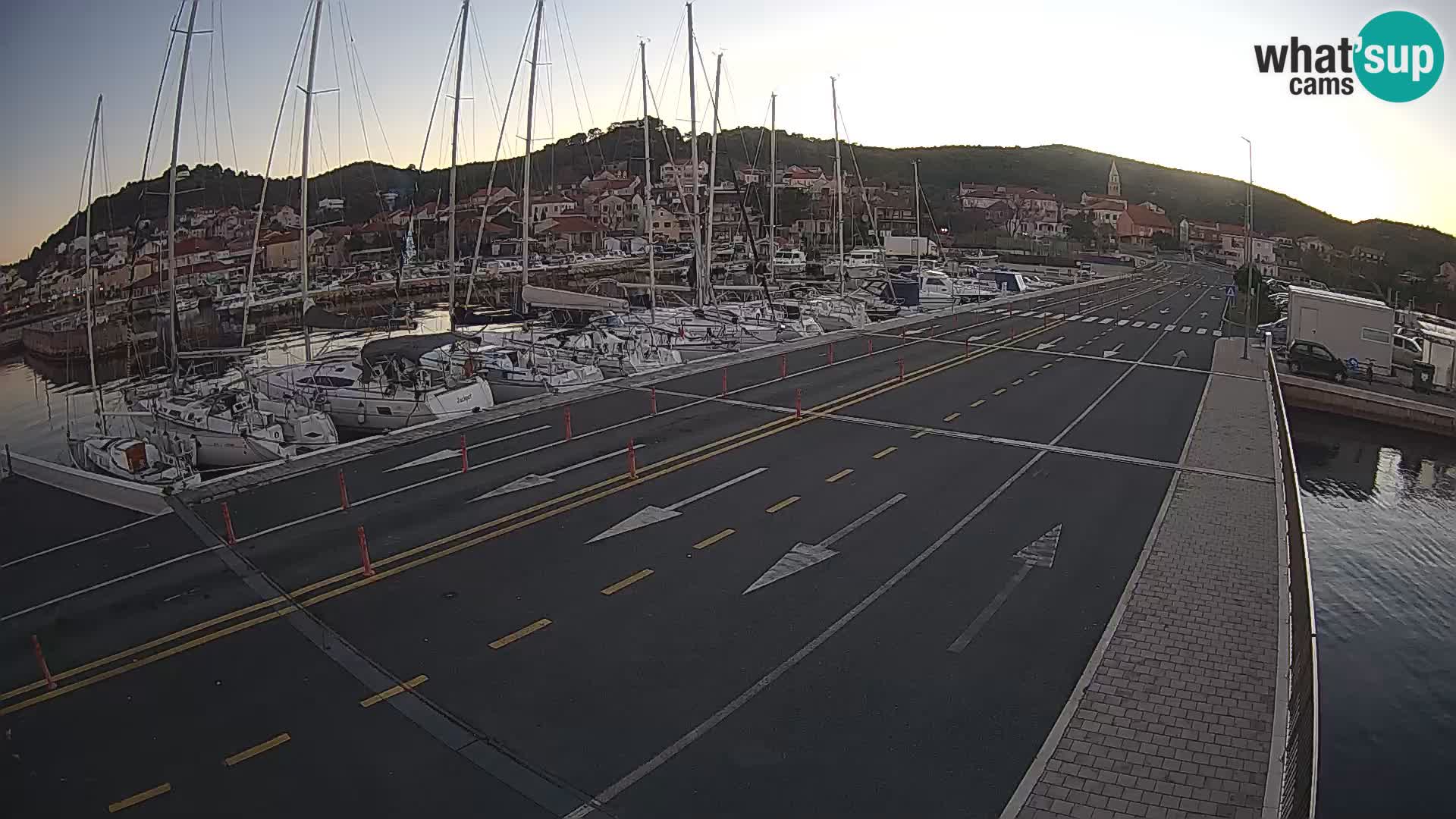 Dalmatie Tkon Traversier – webcams Croatie