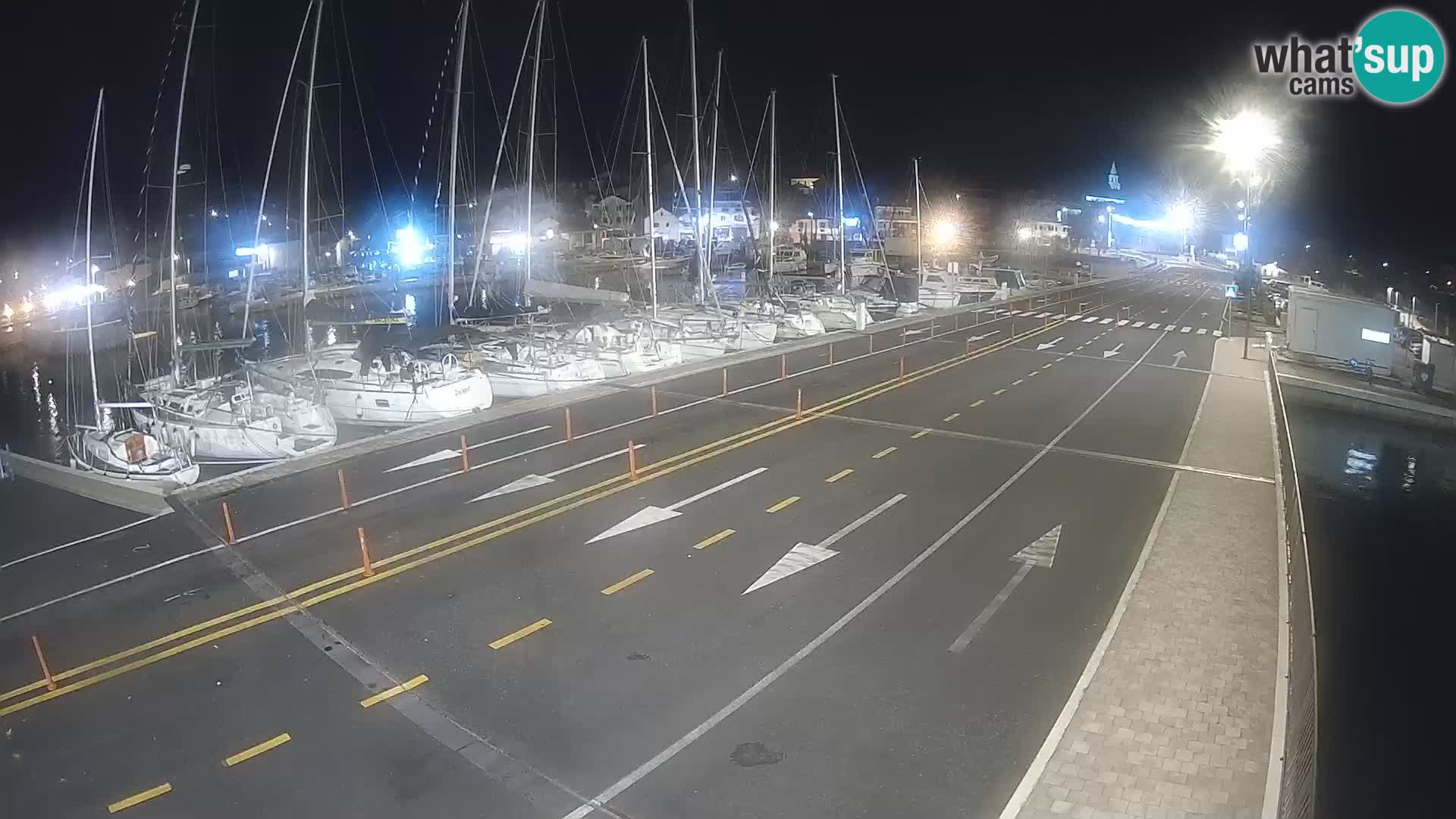 Dalmatie Tkon Traversier – webcams Croatie