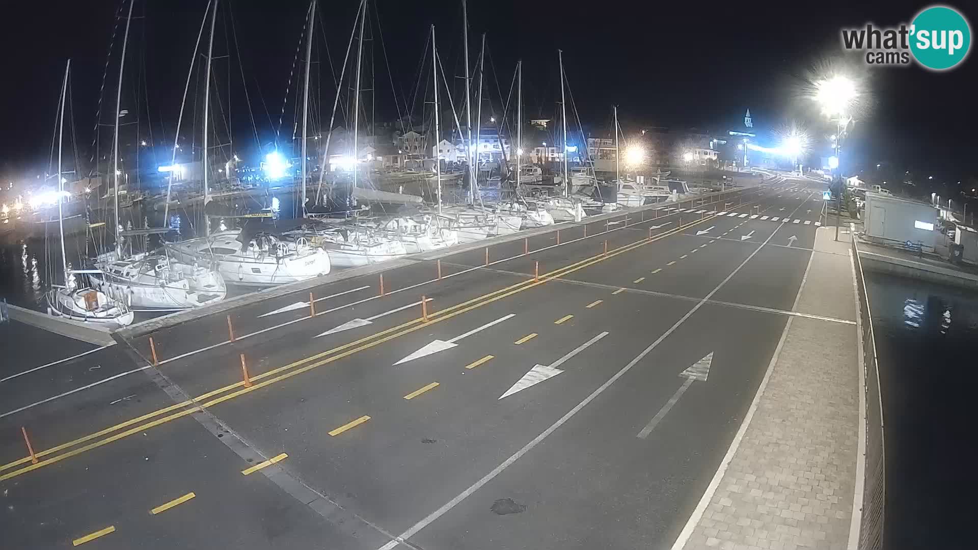 Dalmacia Tkon Transportar- webcams Croacia