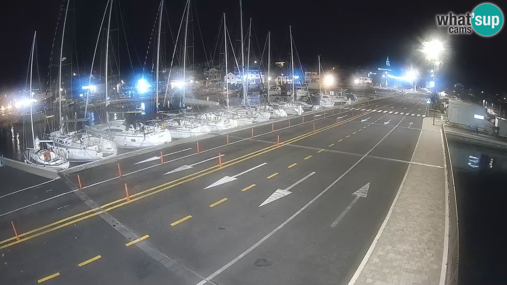 Dalmacia Tkon Transportar- webcams Croacia