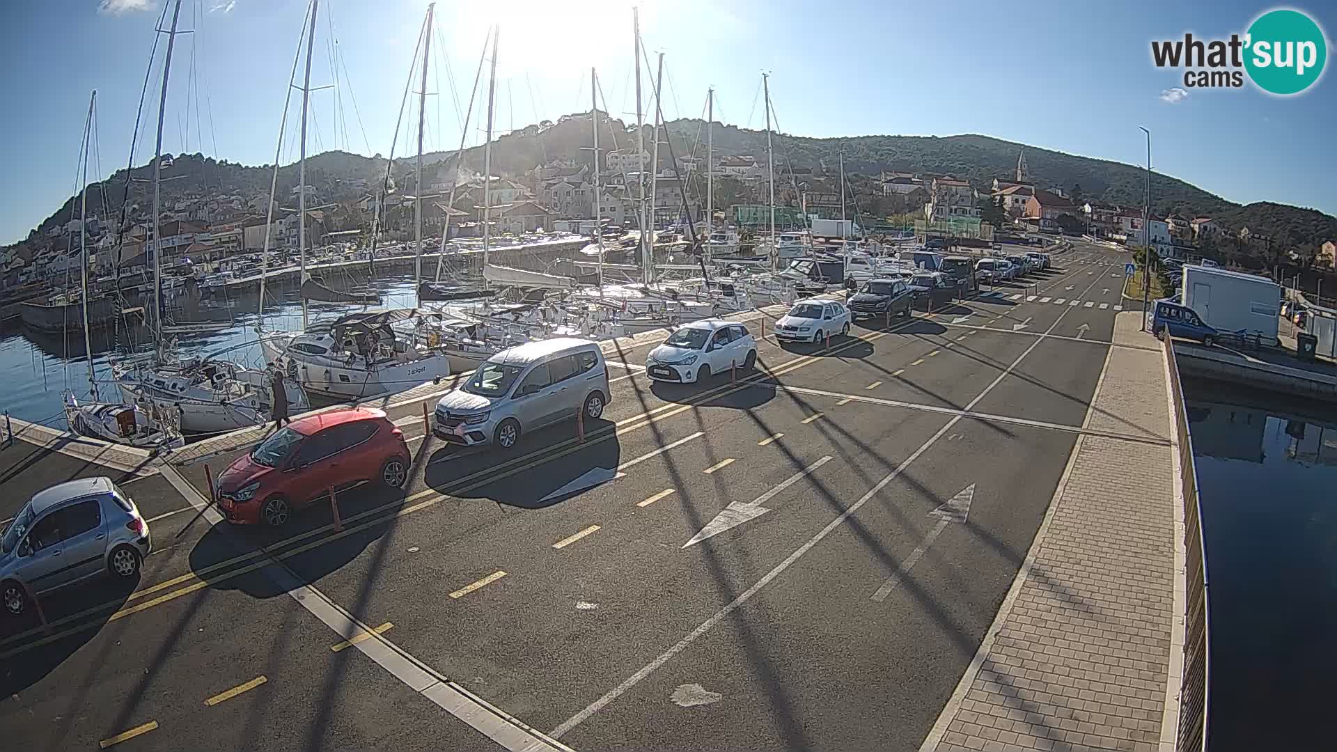 Dalmacija Trajekt Tkon – spletne kamere Hrvaška