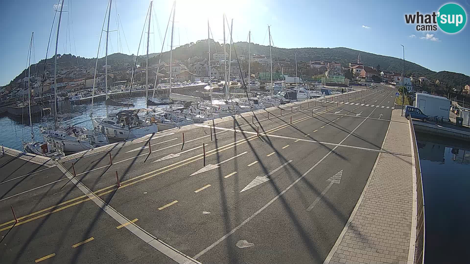 Dalmacia Tkon Transportar- webcams Croacia