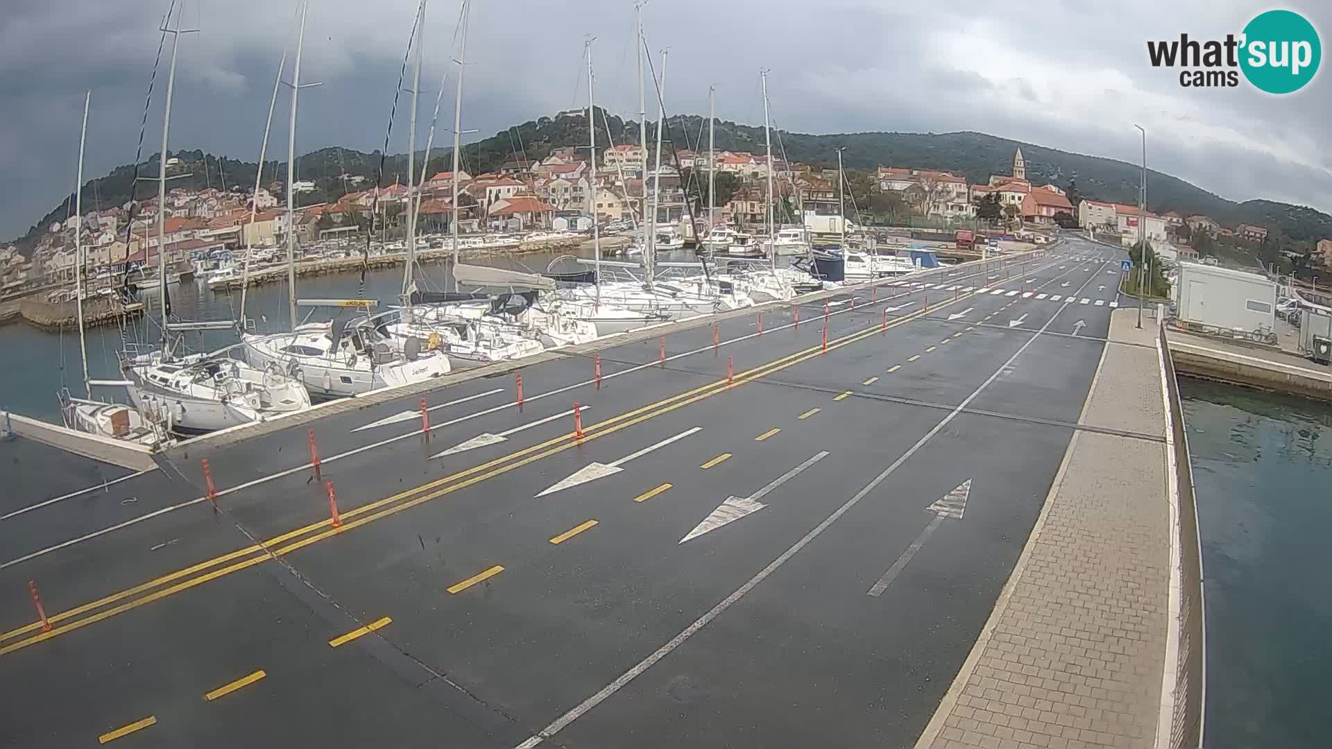 Dalmatie Tkon Traversier – webcams Croatie