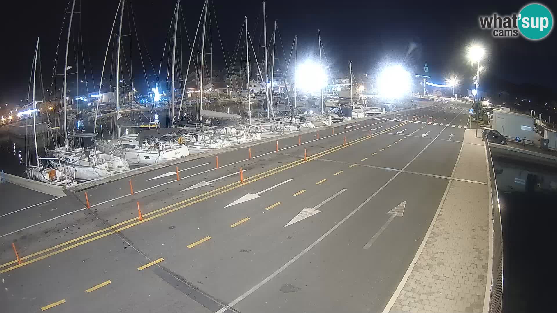 Dalmacia Tkon Transportar- webcams Croacia