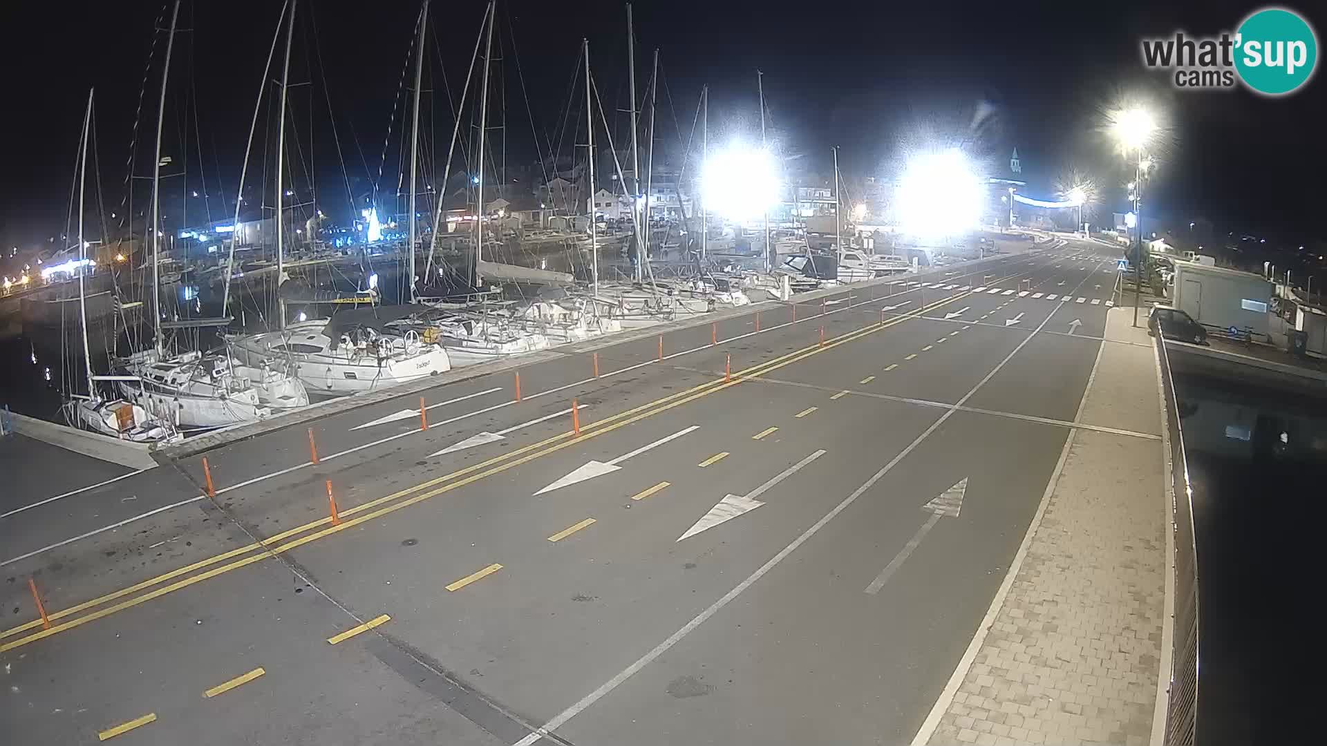 Dalmacia Tkon Transportar- webcams Croacia