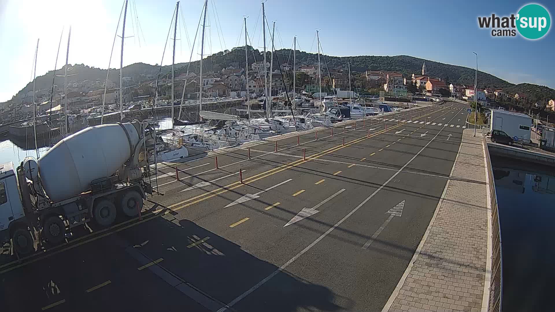 Dalmatie Tkon Traversier – webcams Croatie