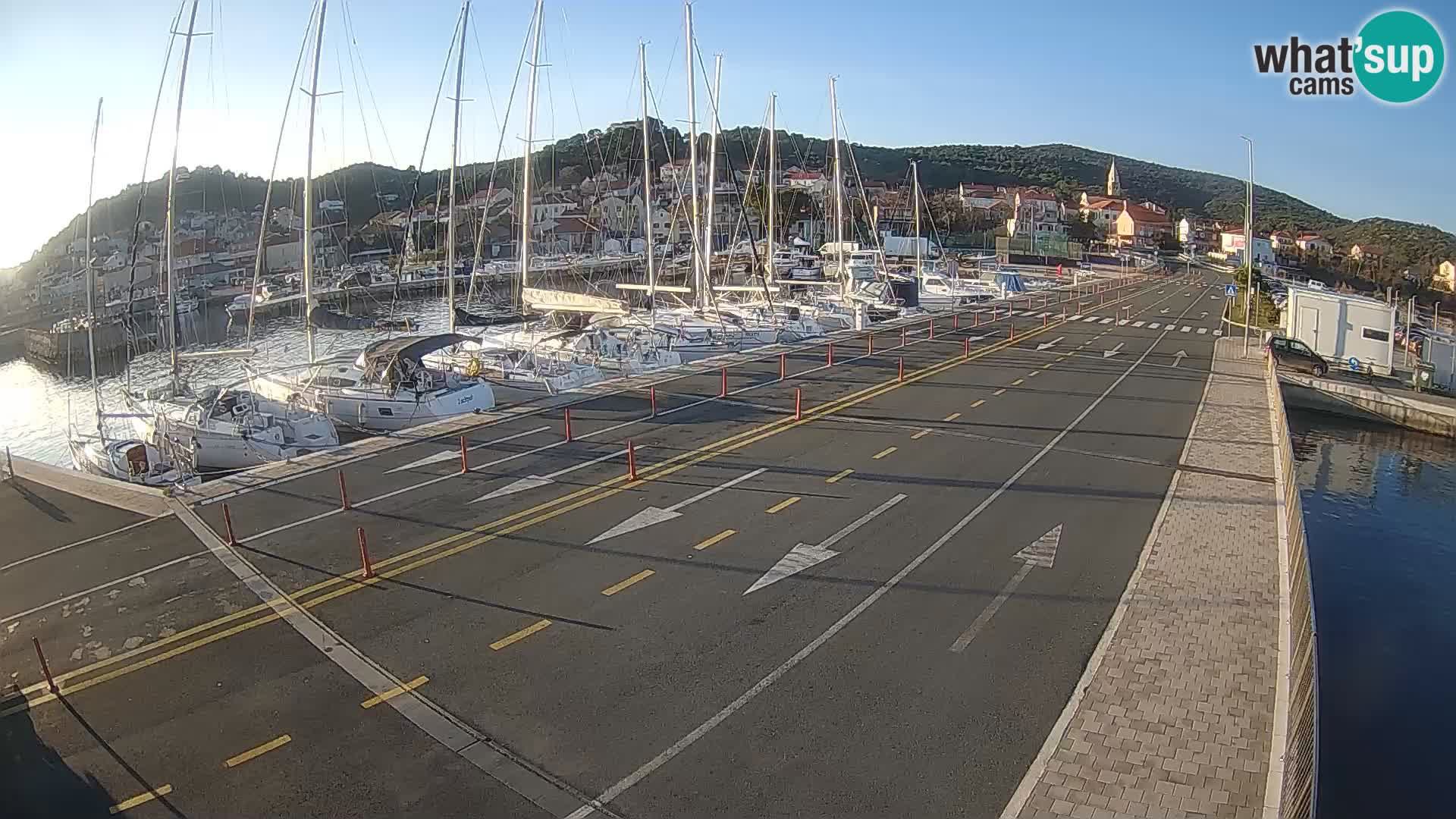 Dalmatie Tkon Traversier – webcams Croatie