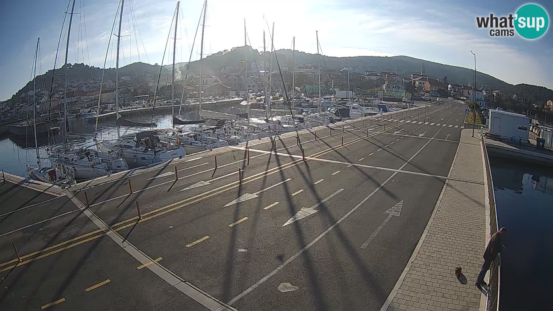 Dalmatie Tkon Traversier – webcams Croatie