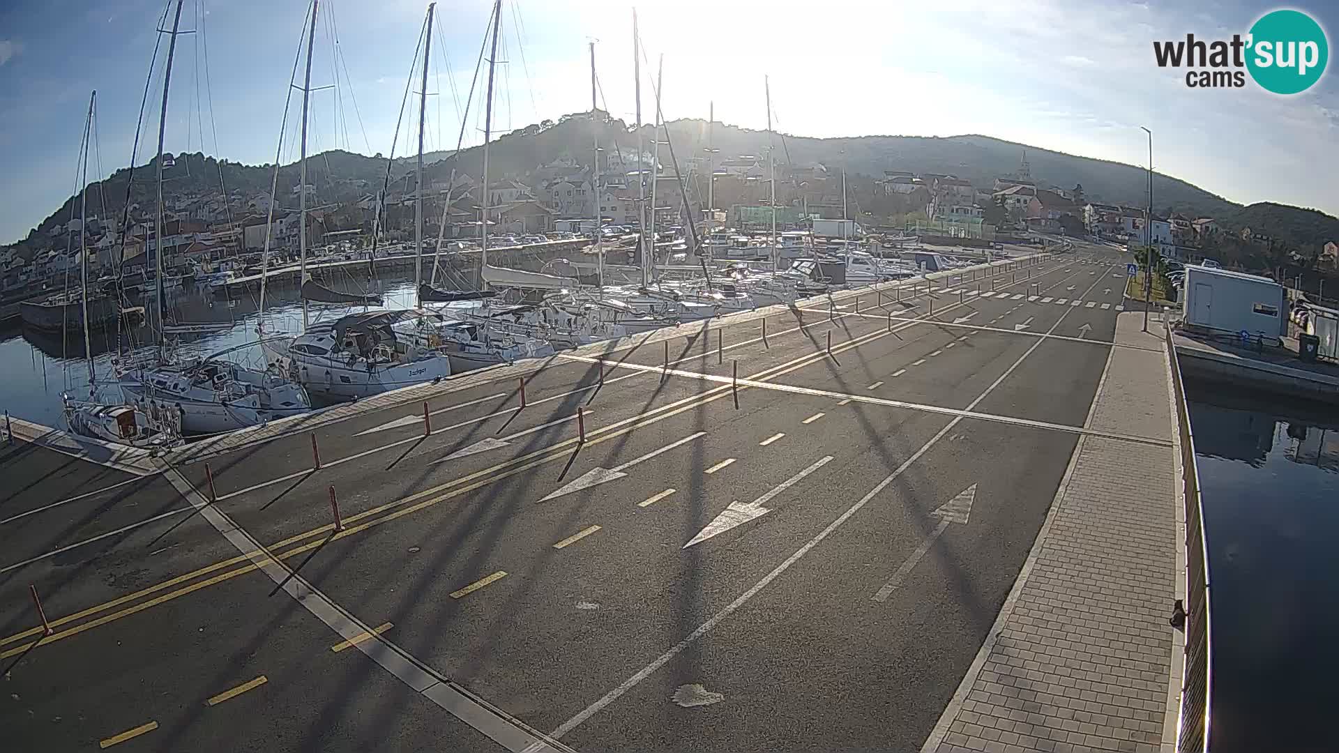 Dalmatie Tkon Traversier – webcams Croatie